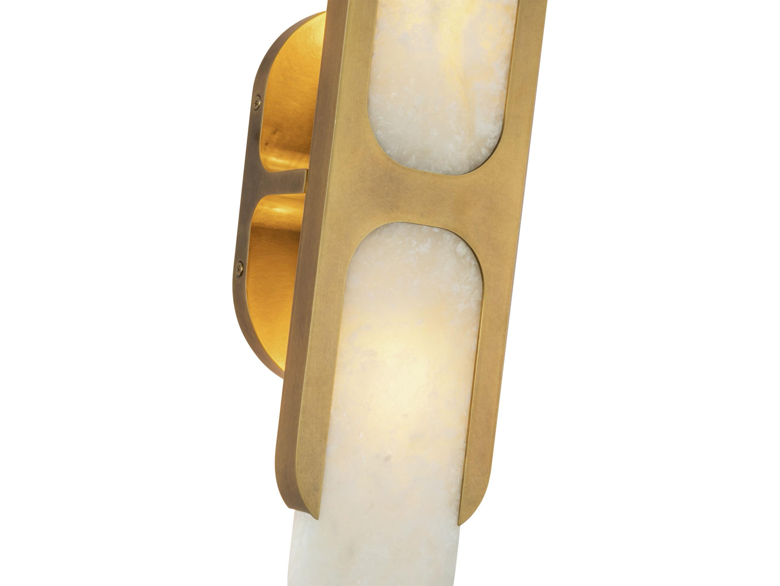 Alora Lighting Odin 2-Light Vintage Brass Wall Sconce