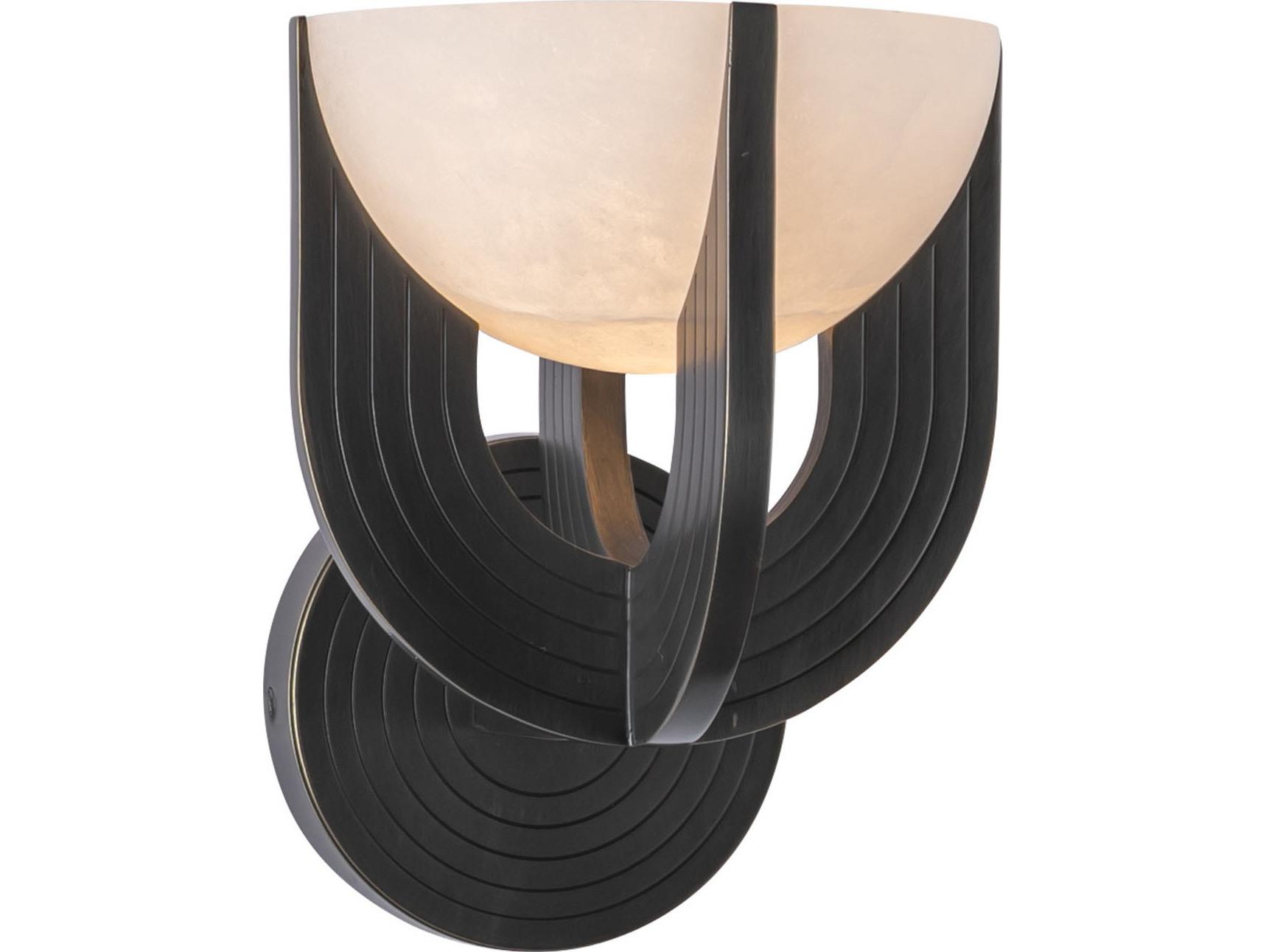 Alora Lighting Colette Urban Bronze Black Wall Sconce