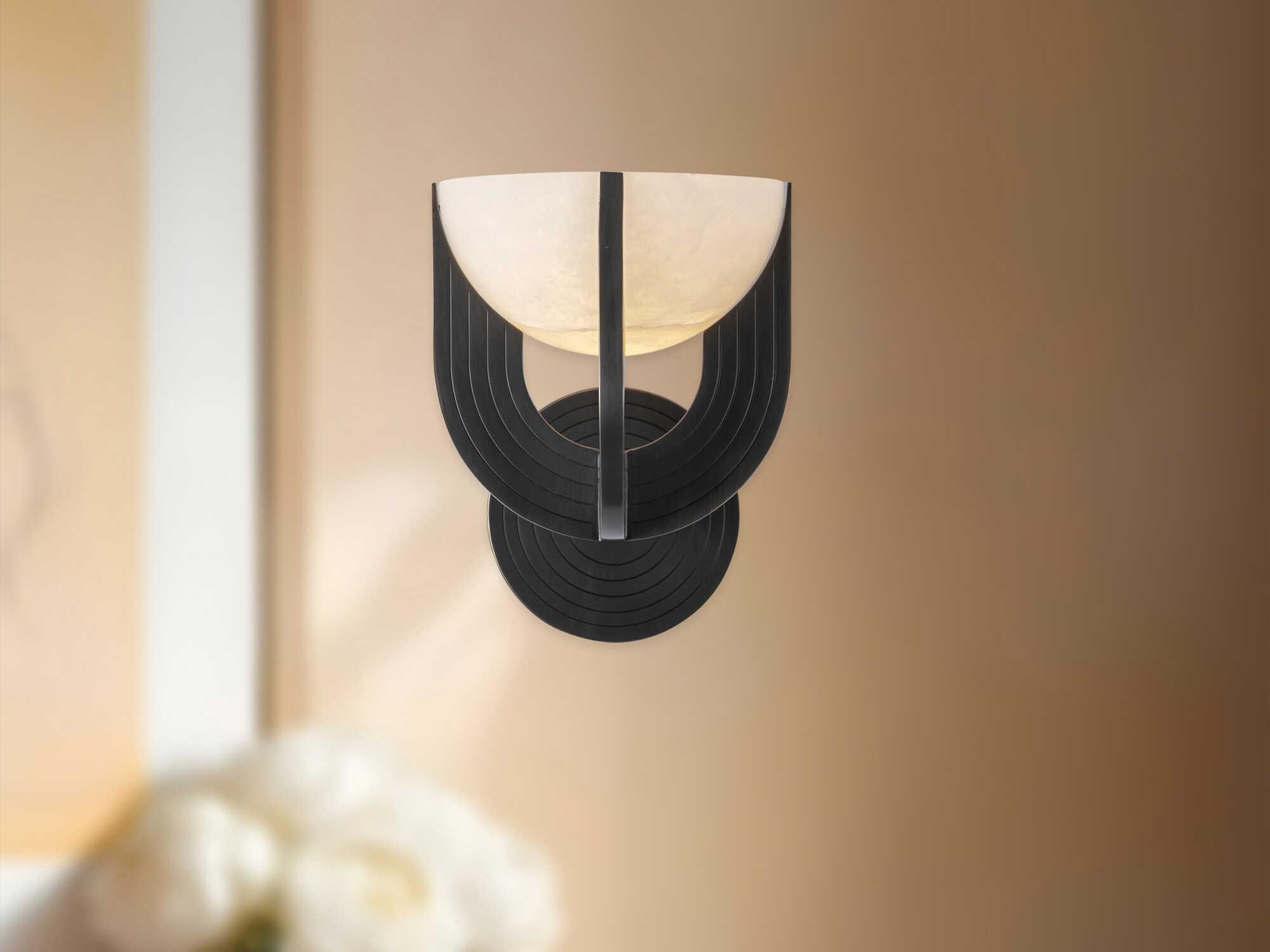 Alora Lighting Colette Urban Bronze Black Wall Sconce