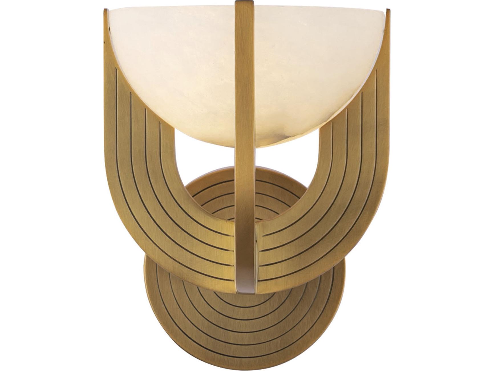 Alora Lighting Colette Vintage Brass Gold Wall Sconce