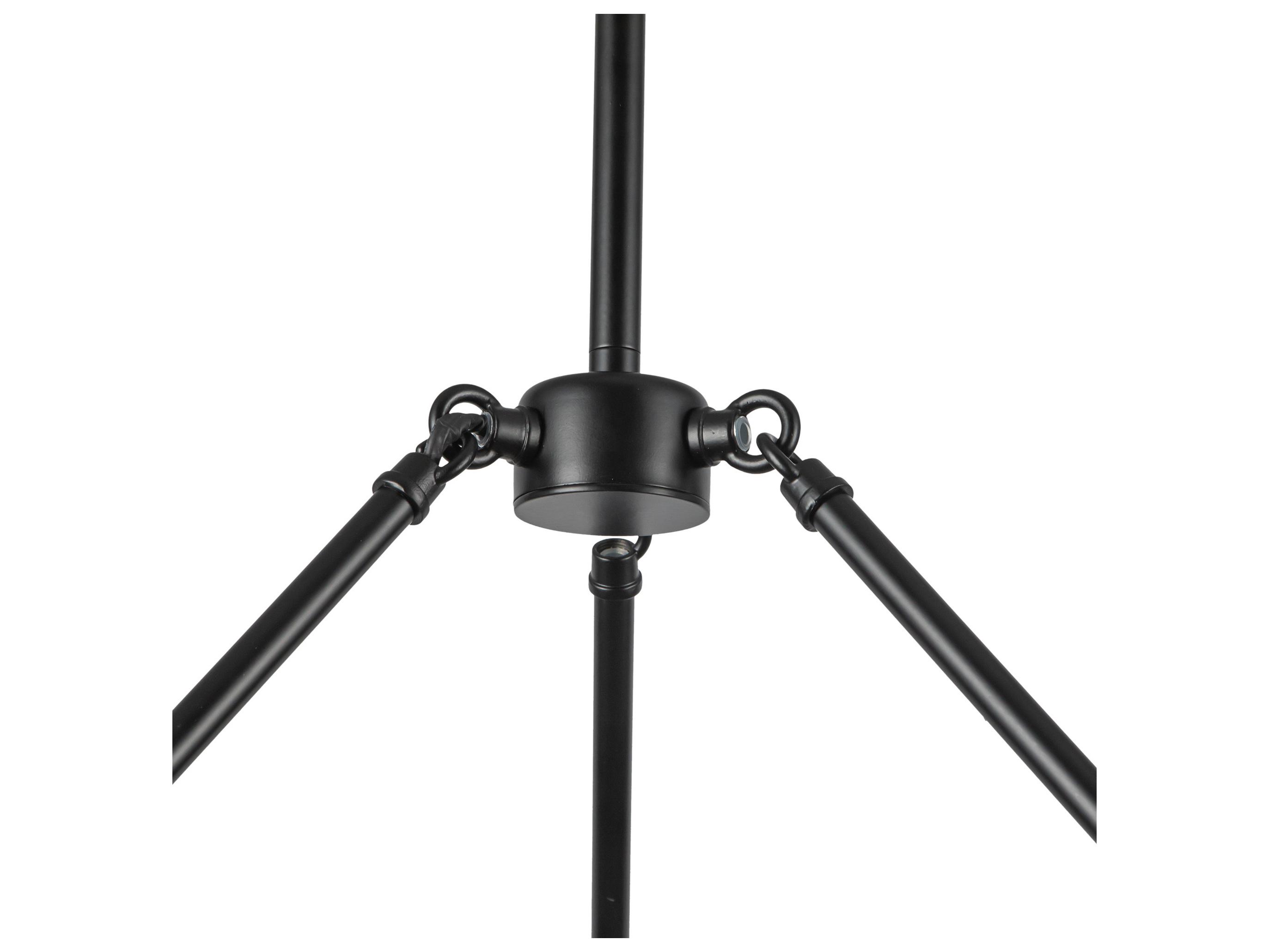 Alora Mood Nelly 10-Light Matte Black Geometric Chandelier