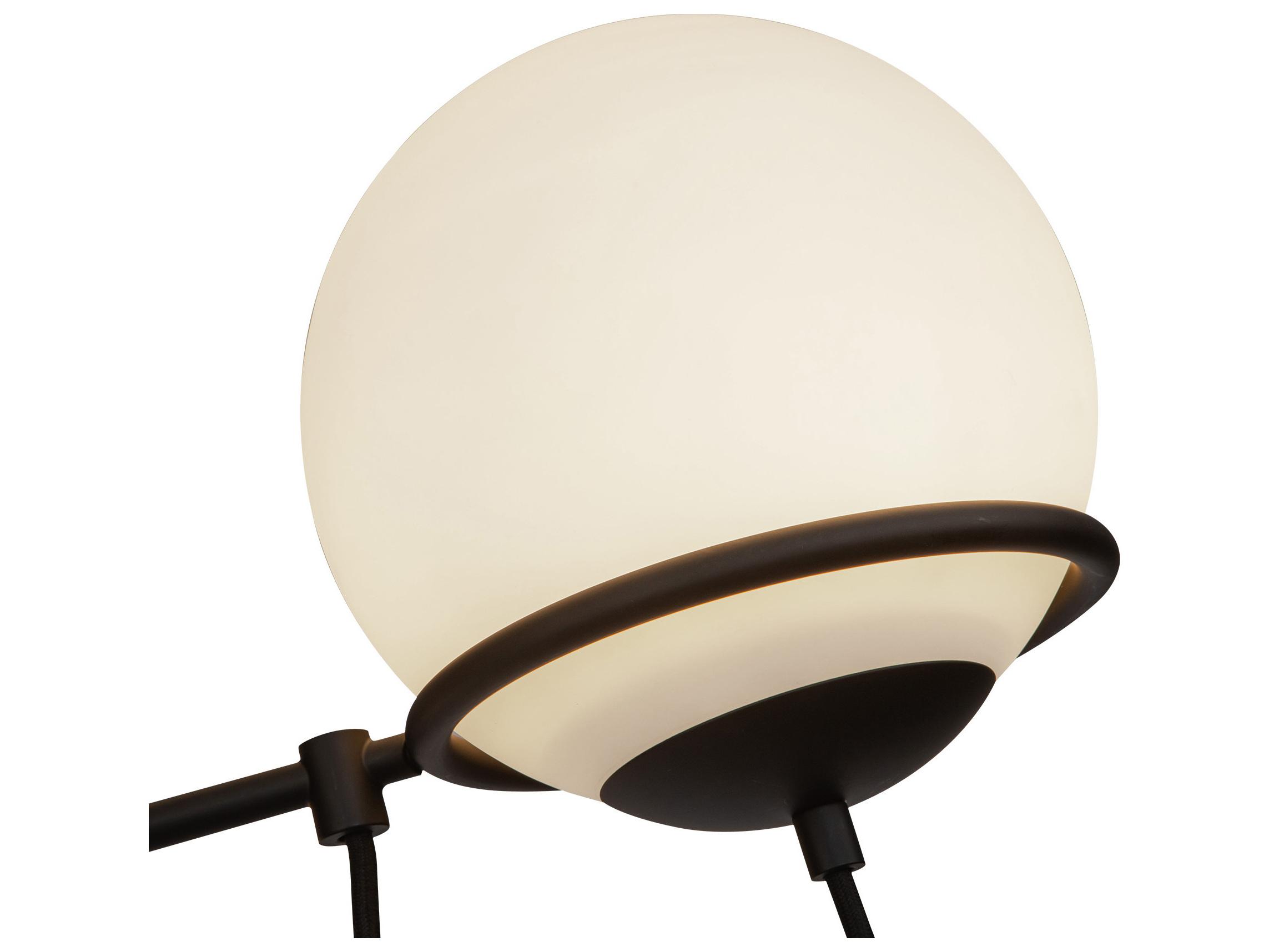 Alora Mood Alba 6-Light Matte Black Globe Chandelier