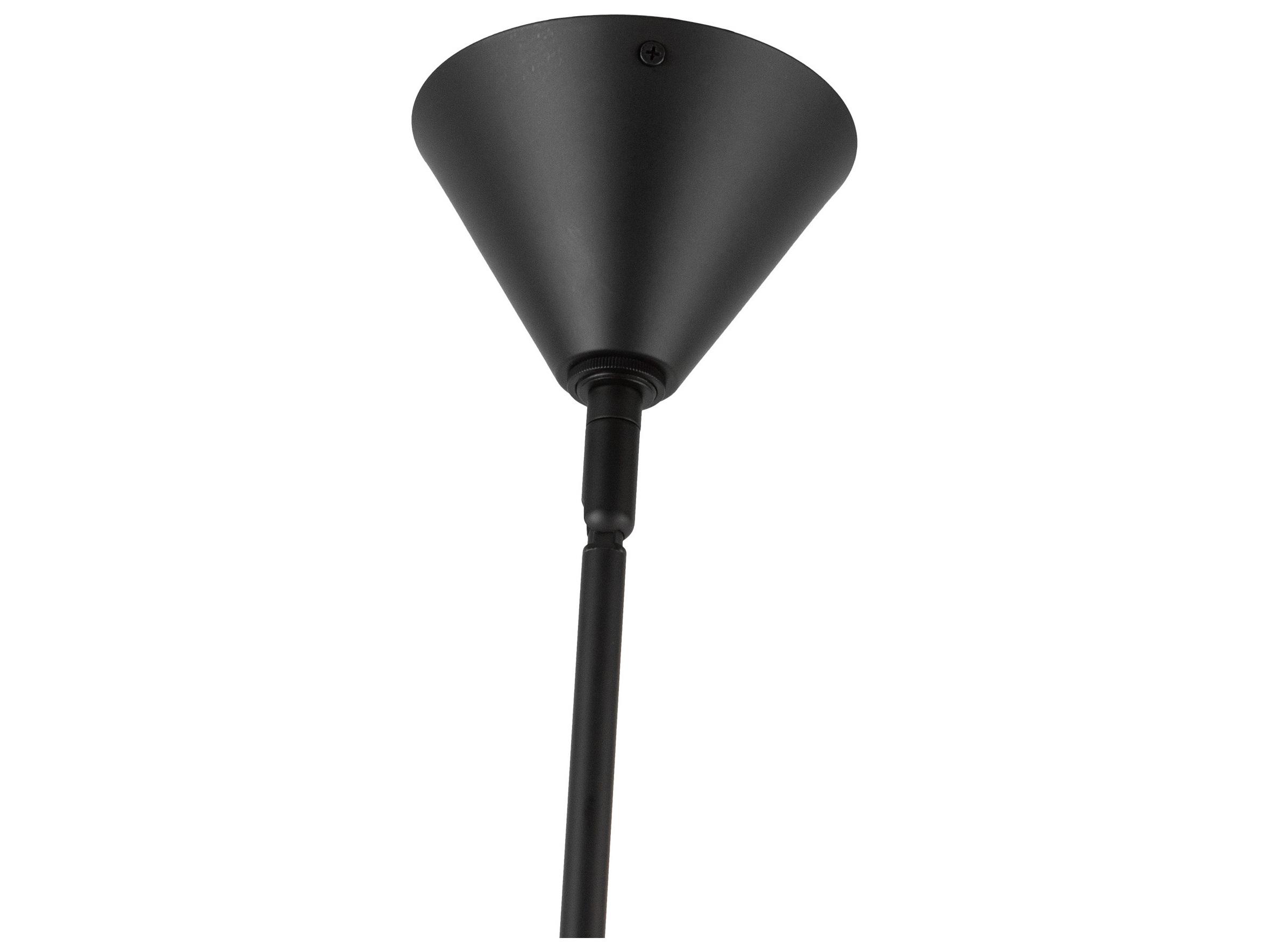 Alora Mood Bridgette 4-Light Matte Black Chandelier