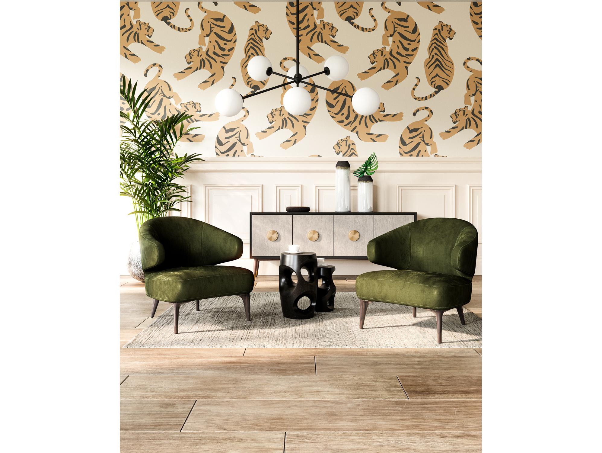 Alora Mood Cassia 6-Light Matte Black Globe Sputnik Chandelier