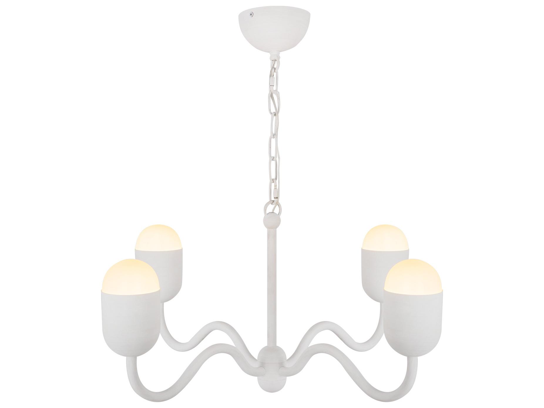 Alora Mood Effie 4-Light Antique White Chandelier
