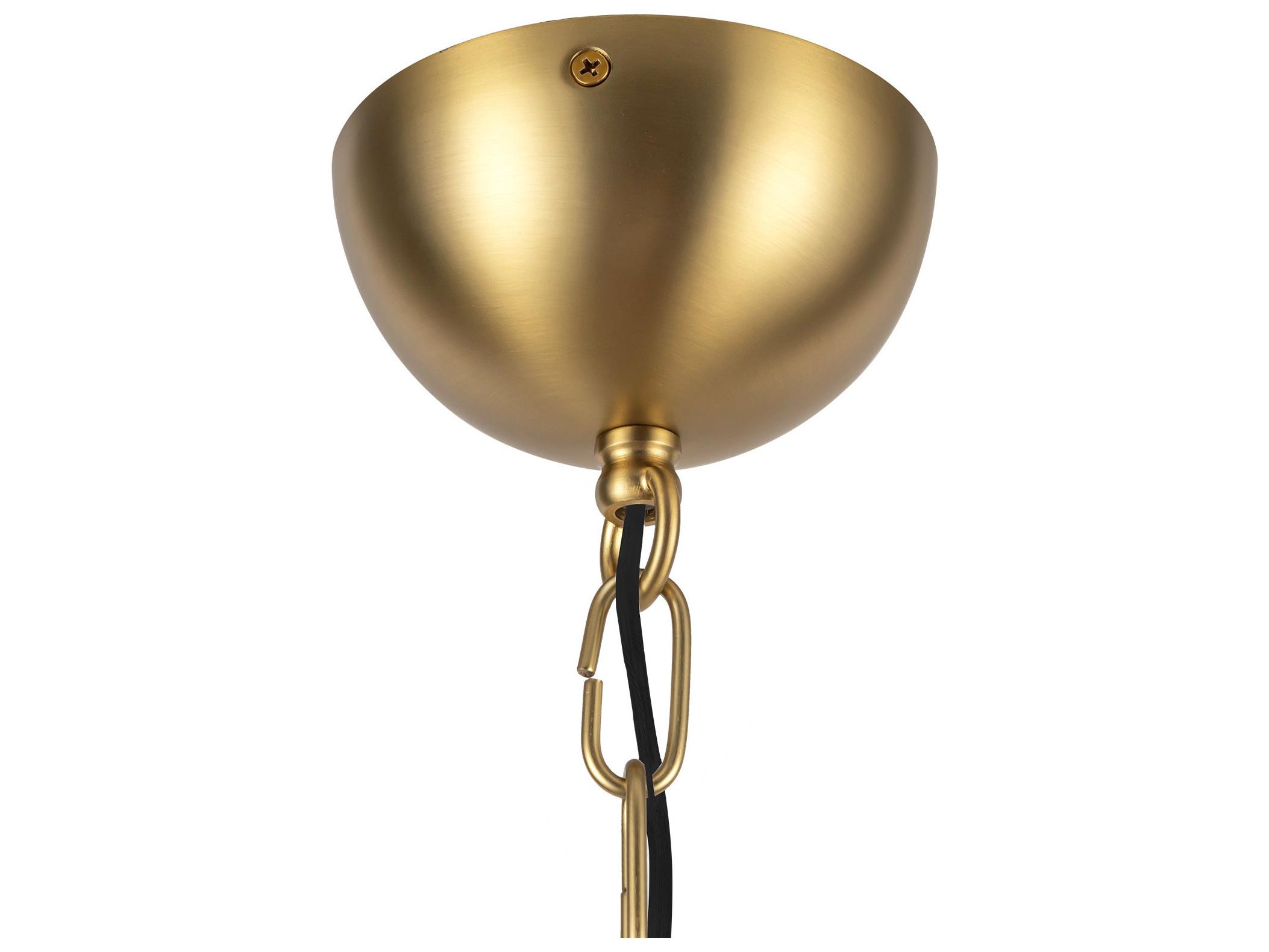 Alora Mood Effie 4-Light Brushed Gold Chandelier