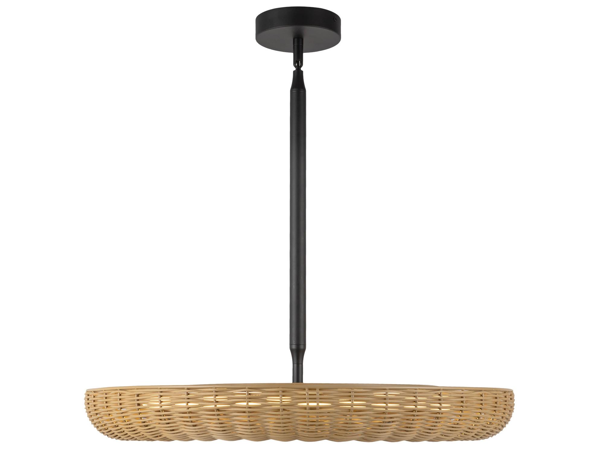 Alora Mood Maris Matte Black Round Chandelier