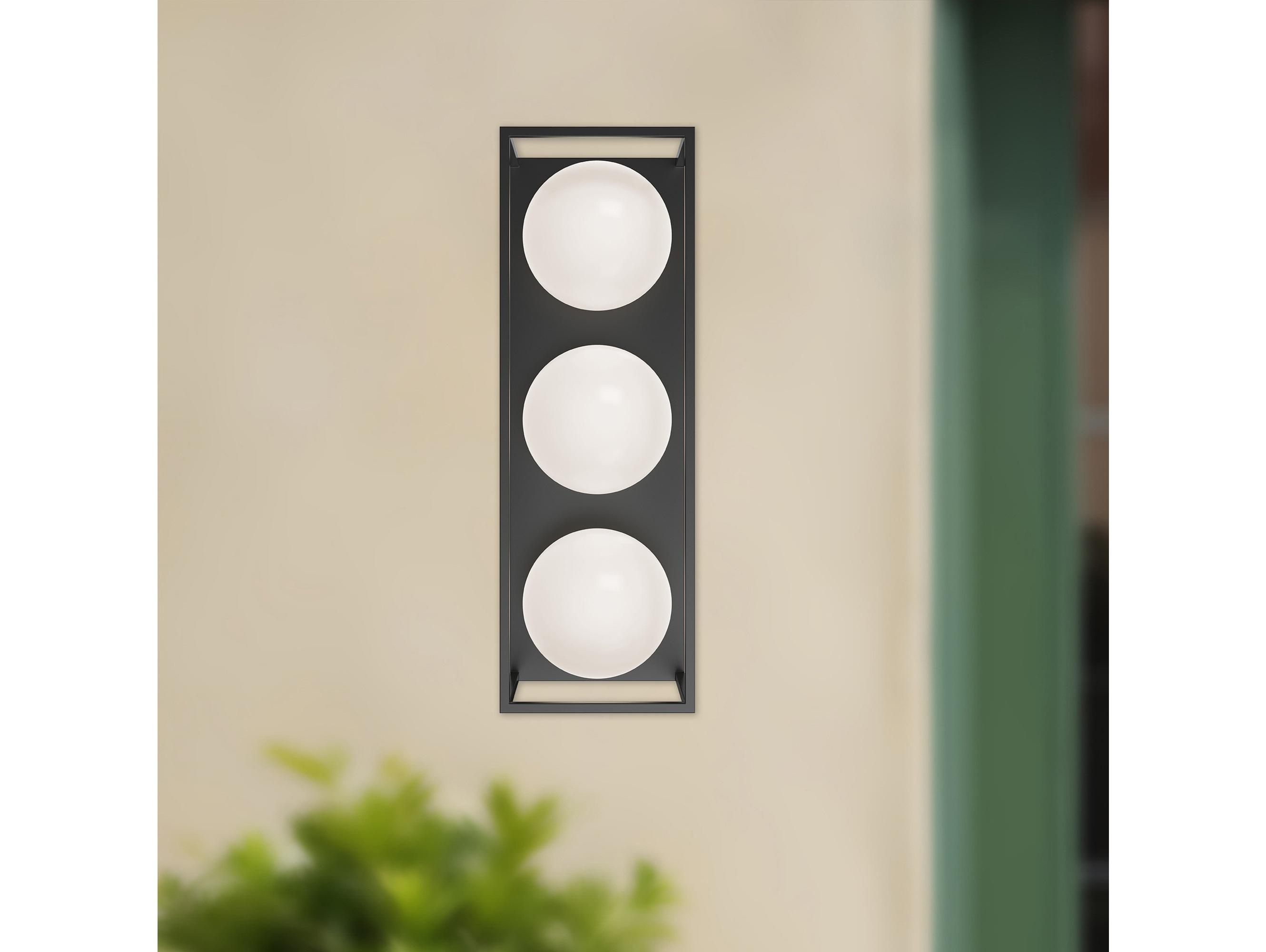 Alora Mood Amelia 3-Light Outdoor Wall Light