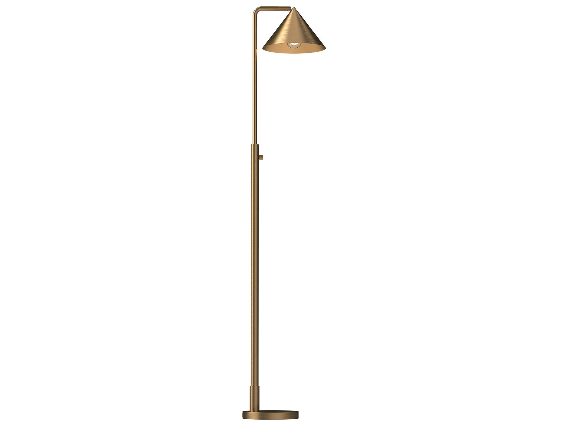 Alora Mood Remy Brushed Gold Floor Lamp