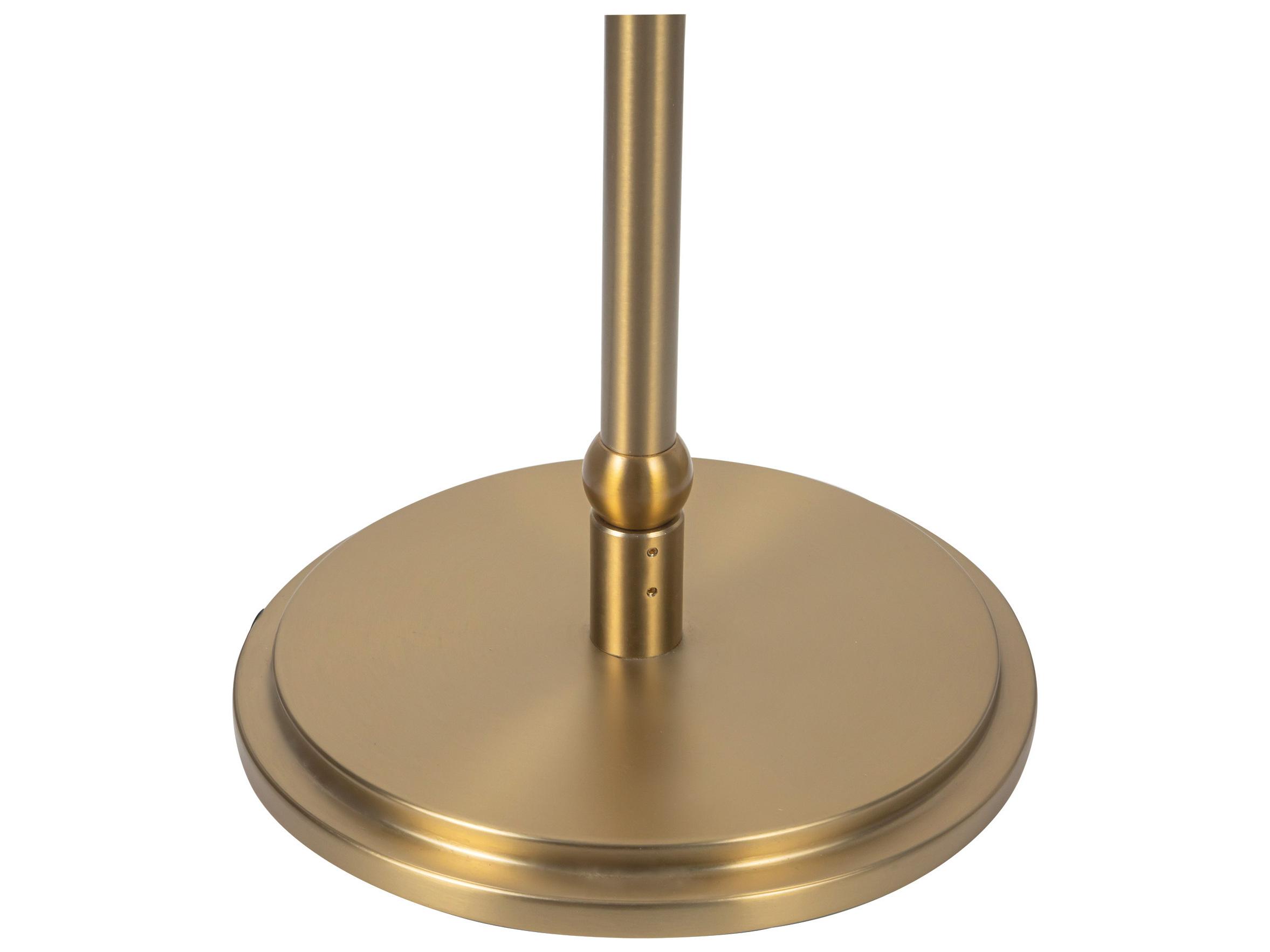 Alora Mood Crosby Brushed Gold Floor Lamp