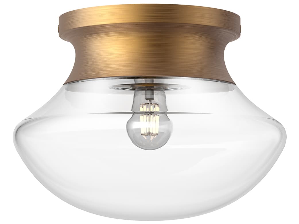 Alora Mood Marcel 1-Light Aged Gold Flush Mount