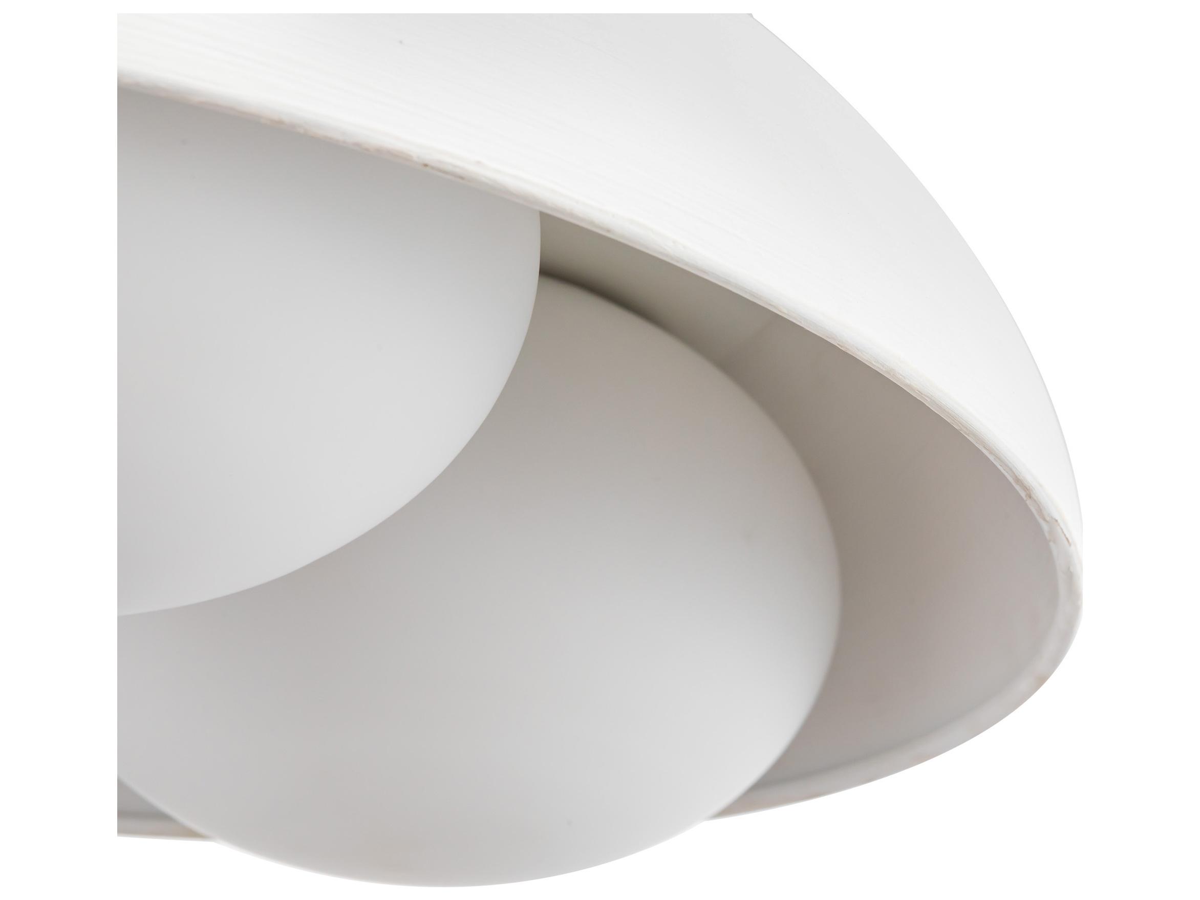 Alora Mood Robyn 3-Light Antique White Dome Flush Mount