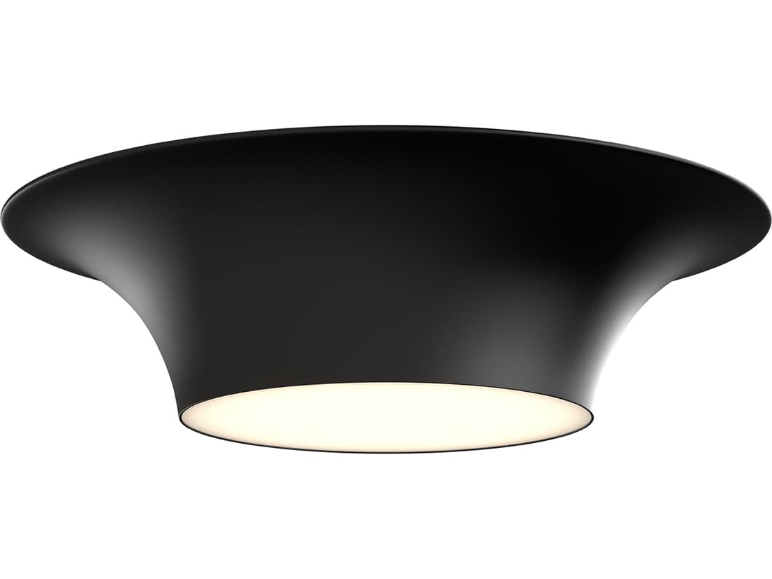 Alora Mood Emiko 2-Light Matte Black Flush Mount