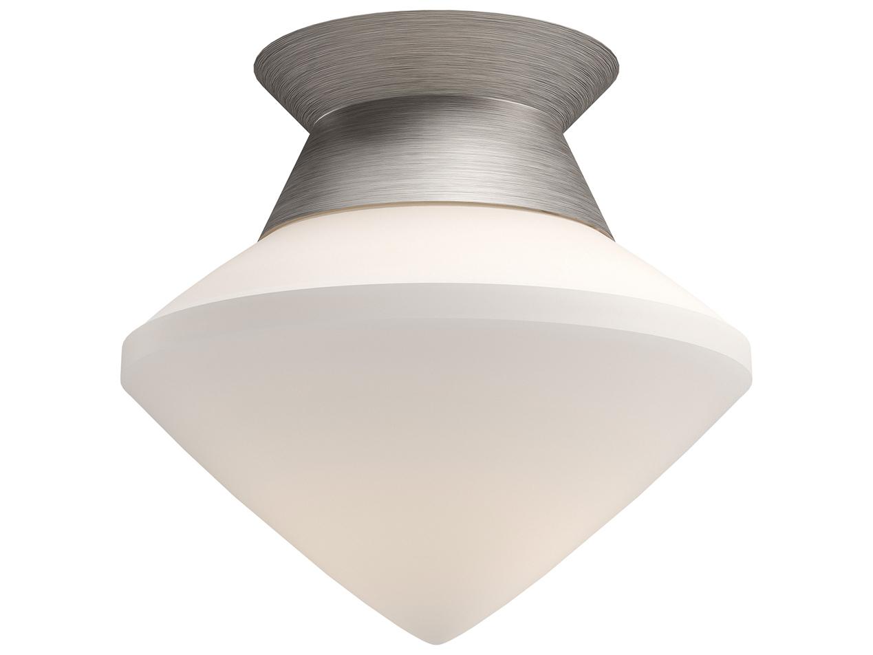Alora Mood Nora 1-Light Brushed Nickel Flush Mount