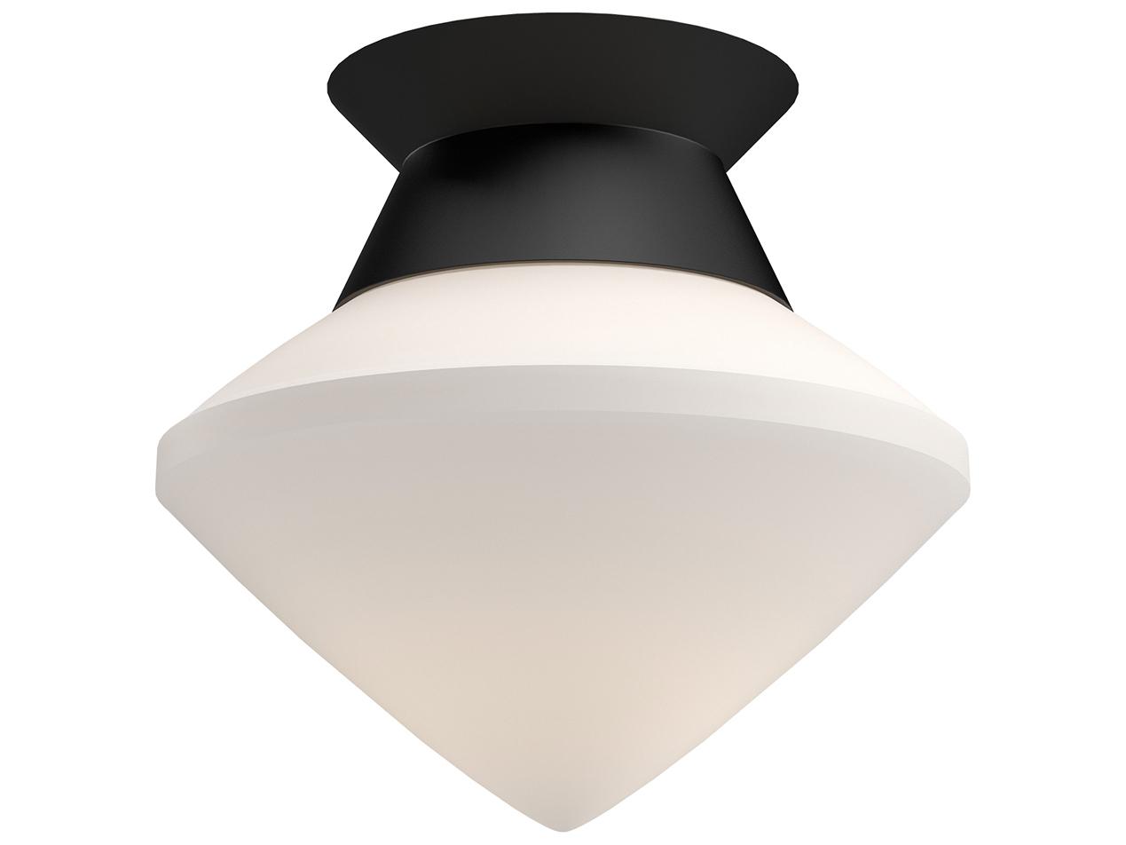 Alora Mood Nora 1-Light Matte Black Flush Mount