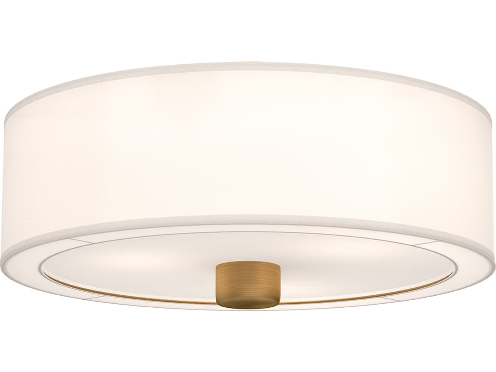Alora Mood Theo 3-Light Aged Gold Flush Mount