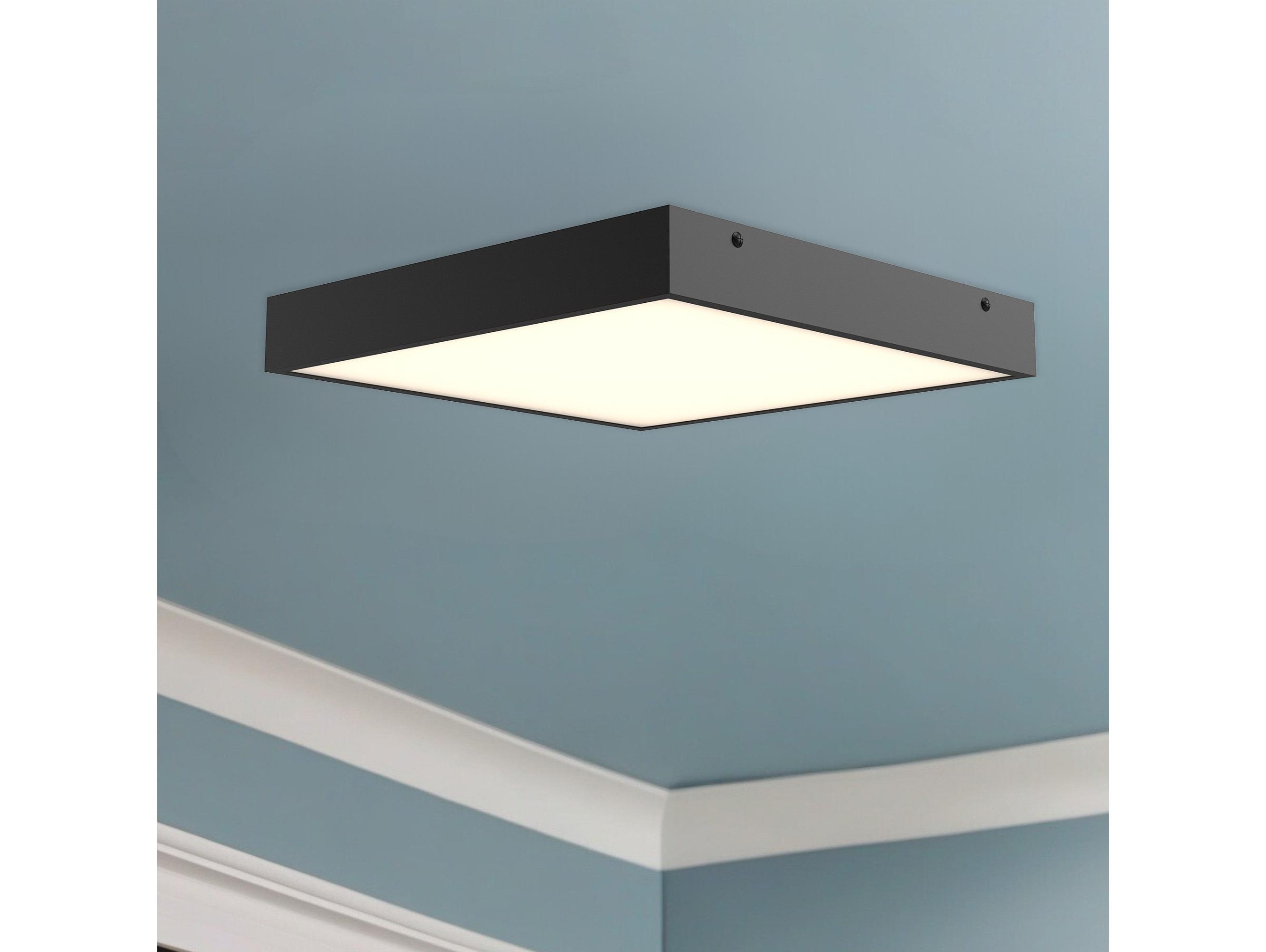 Alora Mood Sydney Matte Black Flush Mount