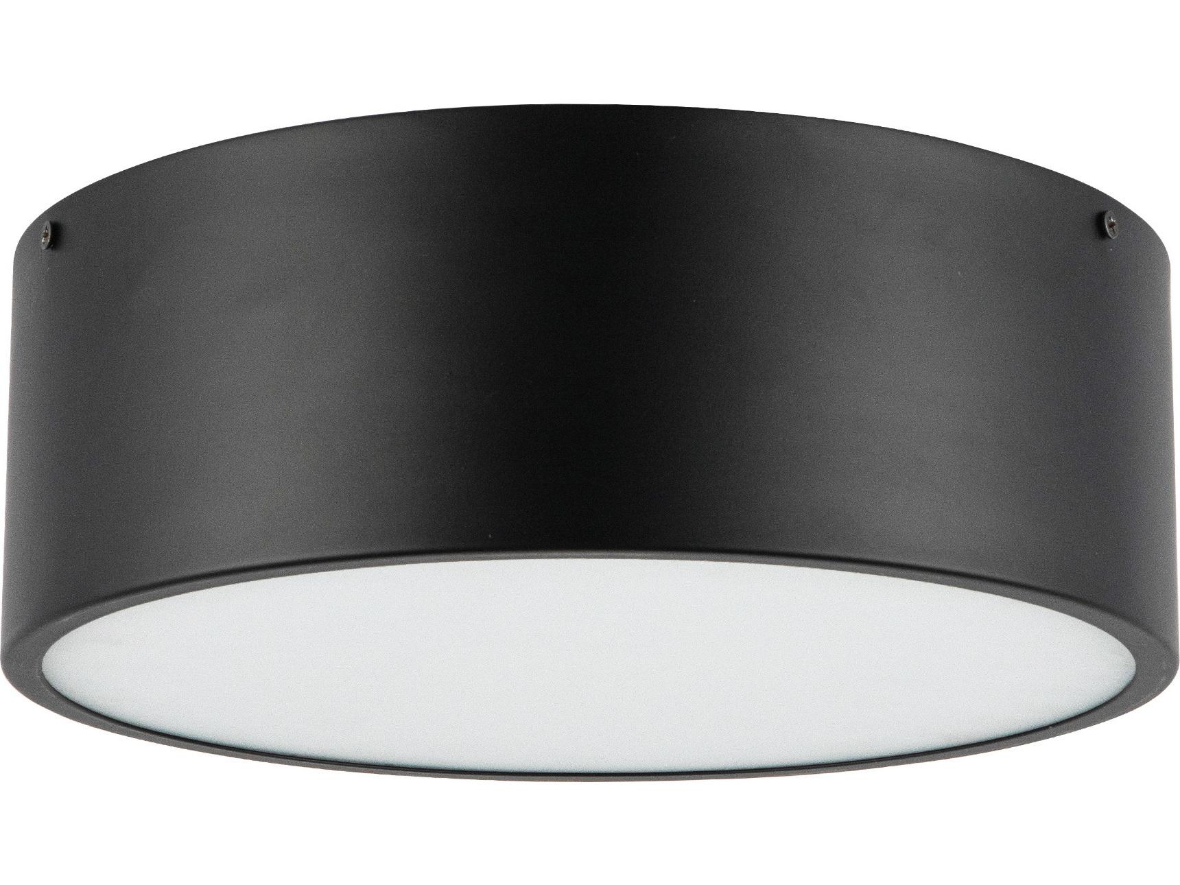 Alora Mood Brisbane 2-Light Matte Black Flush Mount