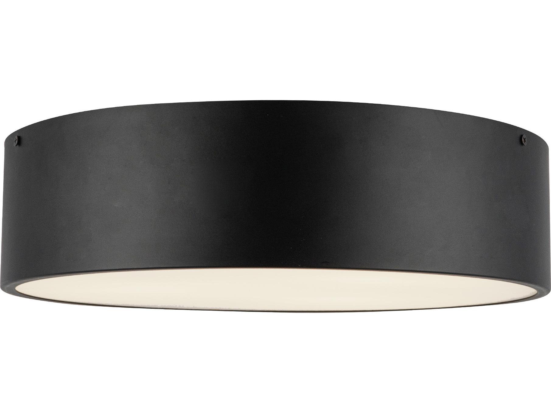 Alora Mood Brisbane 3-Light Matte Black Flush Mount
