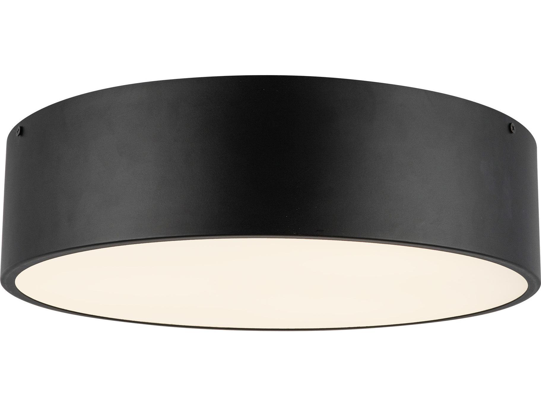 Alora Mood Brisbane 3-Light Matte Black Flush Mount