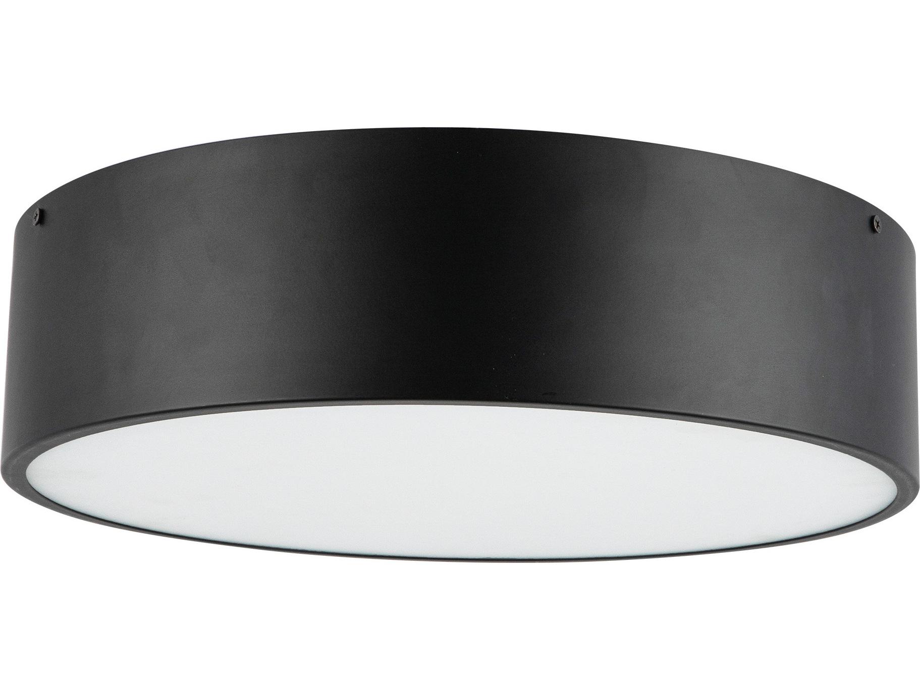 Alora Mood Brisbane 3-Light Matte Black Flush Mount