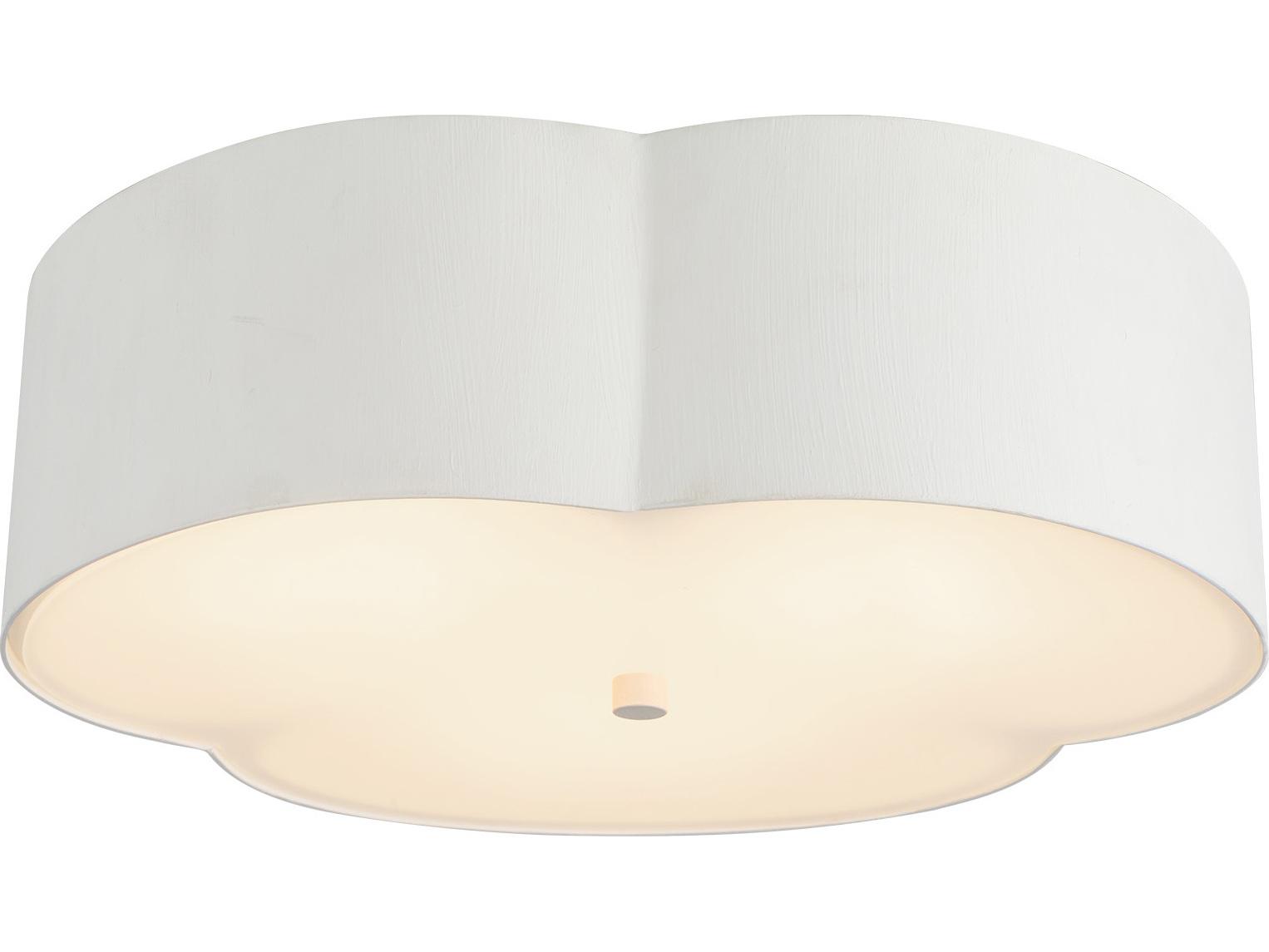 Alora Mood Adella 3-Light Antique White Flush Mount
