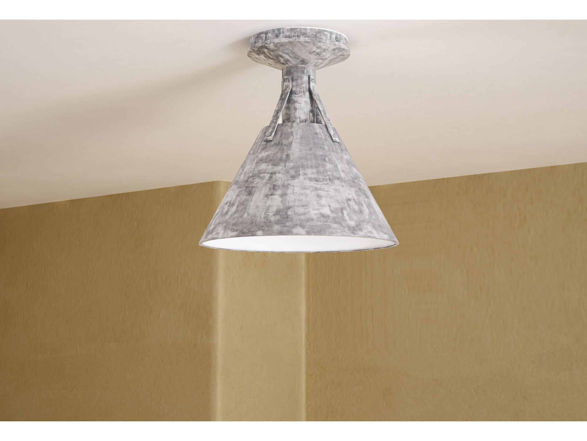 Alora Mood Archer 1-Light Steel Flush Mount