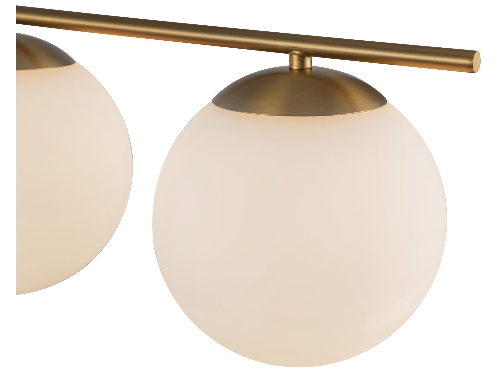 Alora Mood Zuri 4-Light Brushed Gold Globe Island Pendant