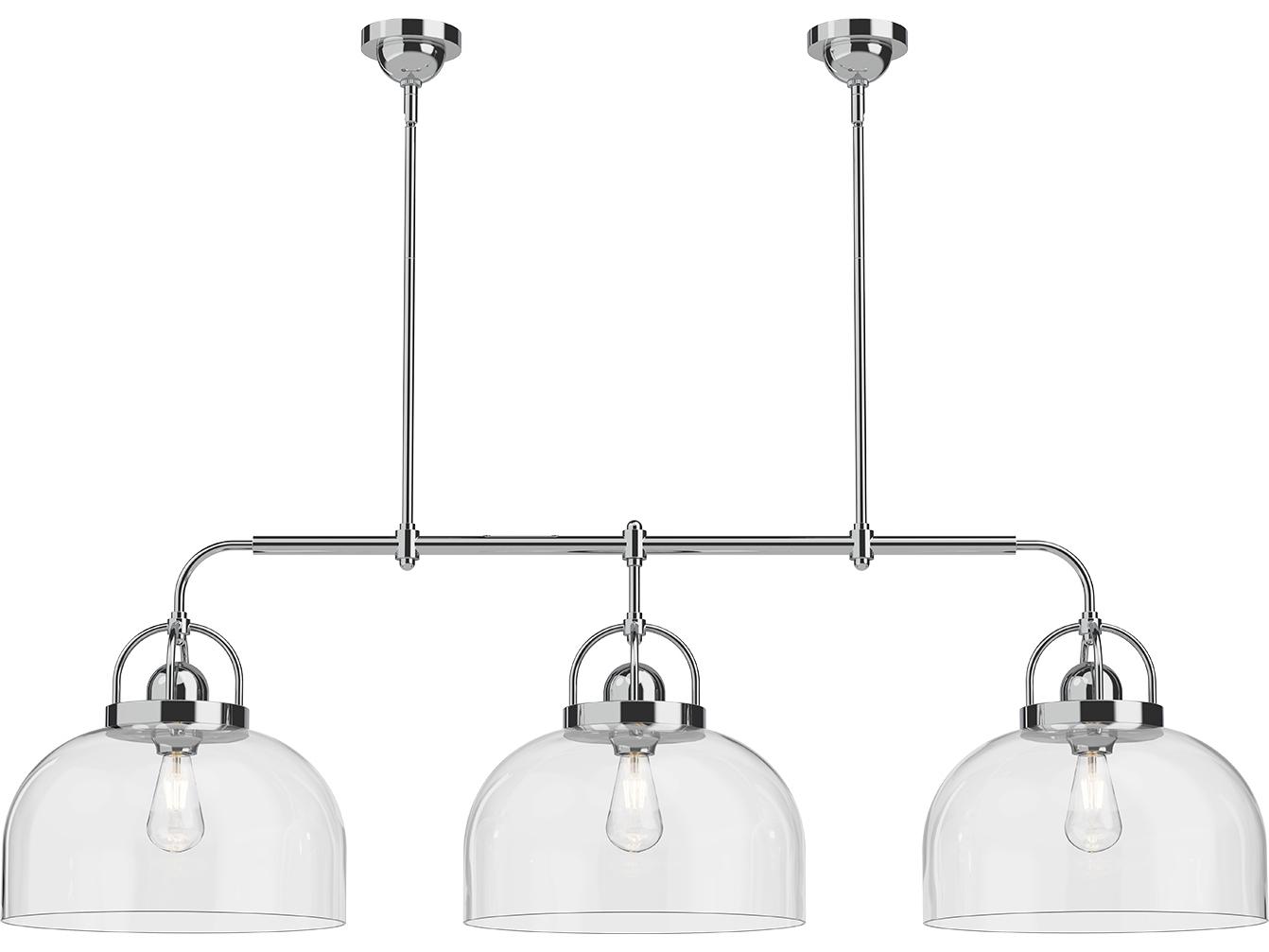 Alora Mood Lancaster 3-Light Chrome Island Pendant