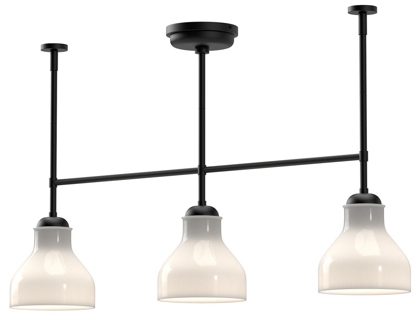 Alora Mood Westlake 3-Light Matte Black Island Pendant