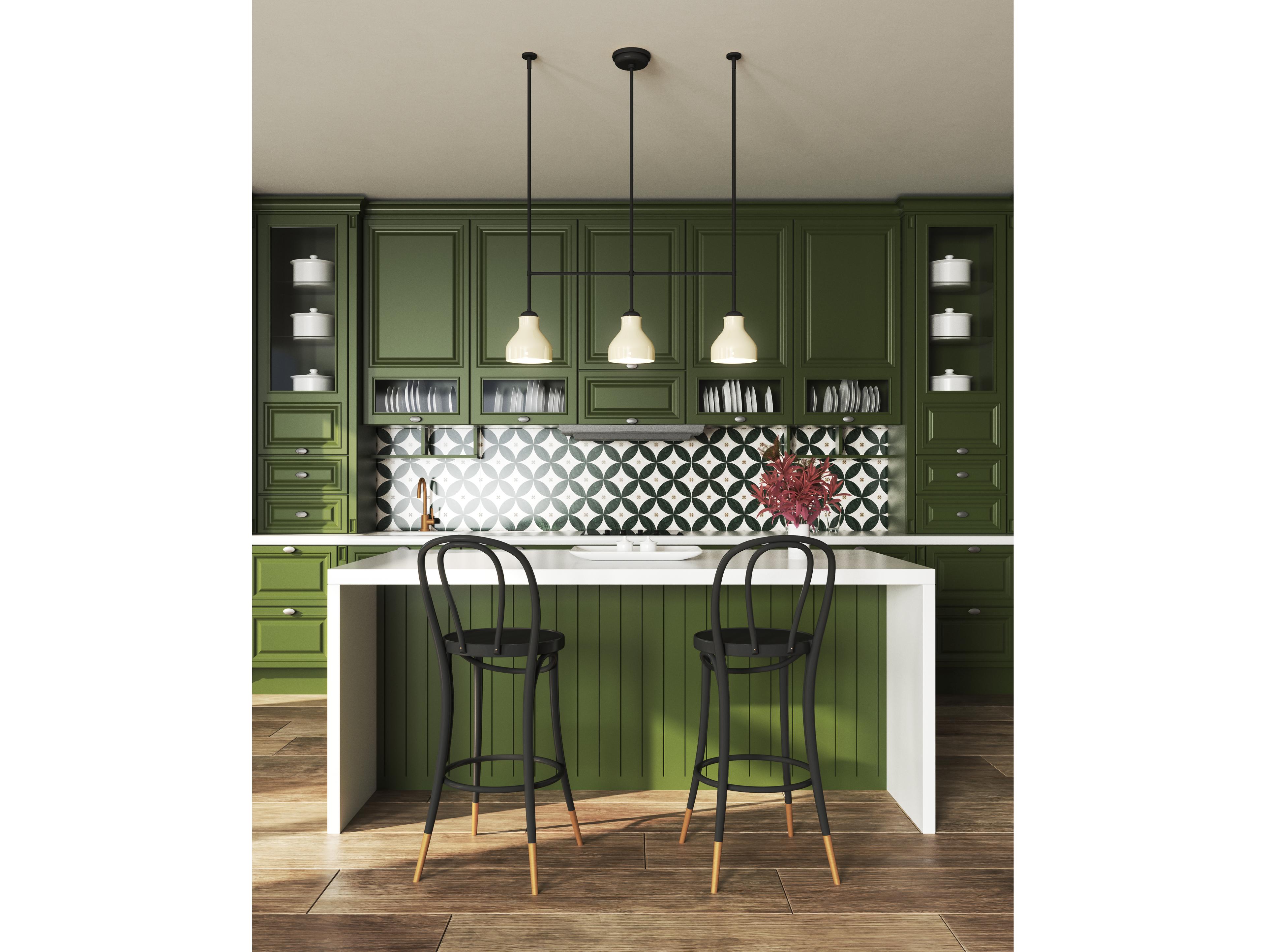 Alora Mood Westlake 3-Light Matte Black Island Pendant