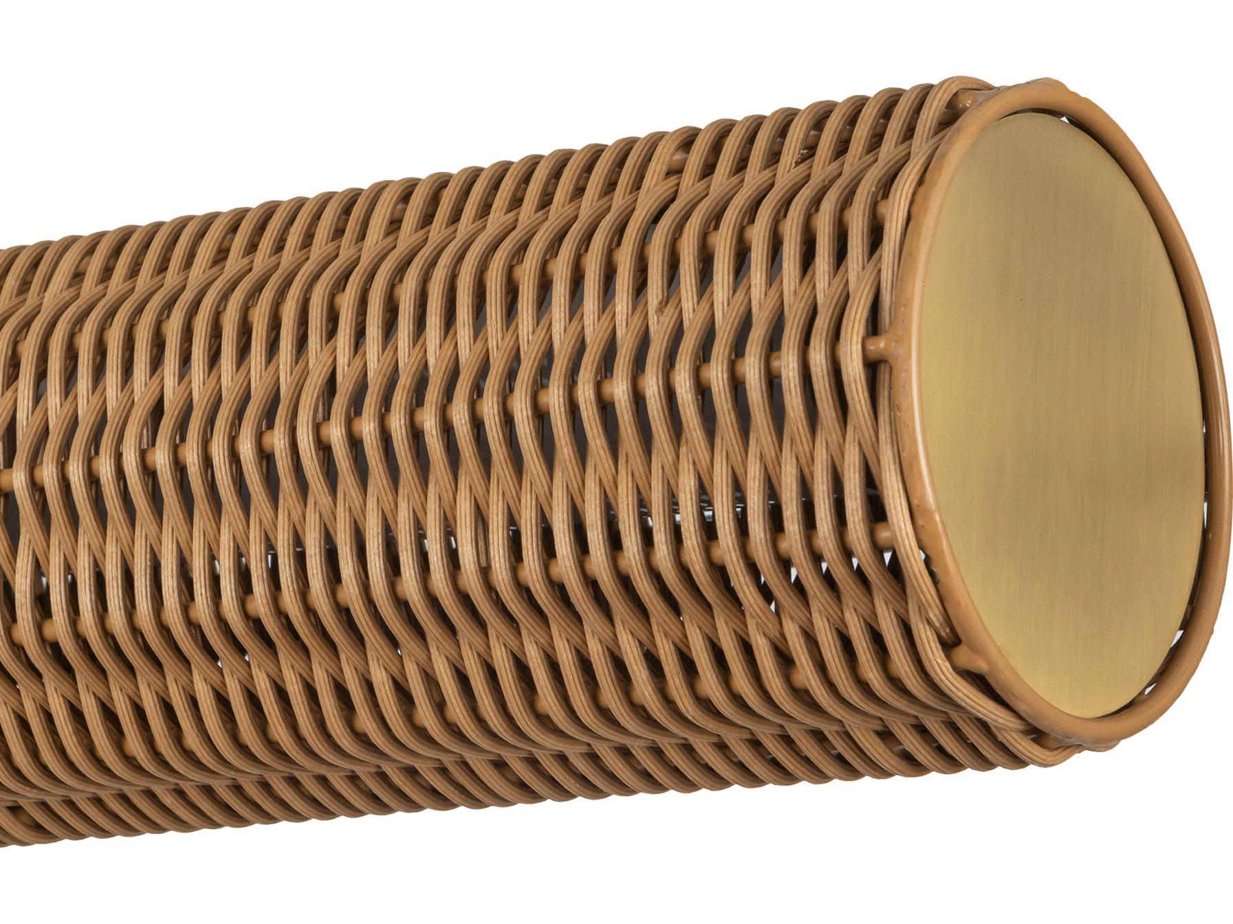 Alora Mood Maris Brushed Gold Linear Island Pendant