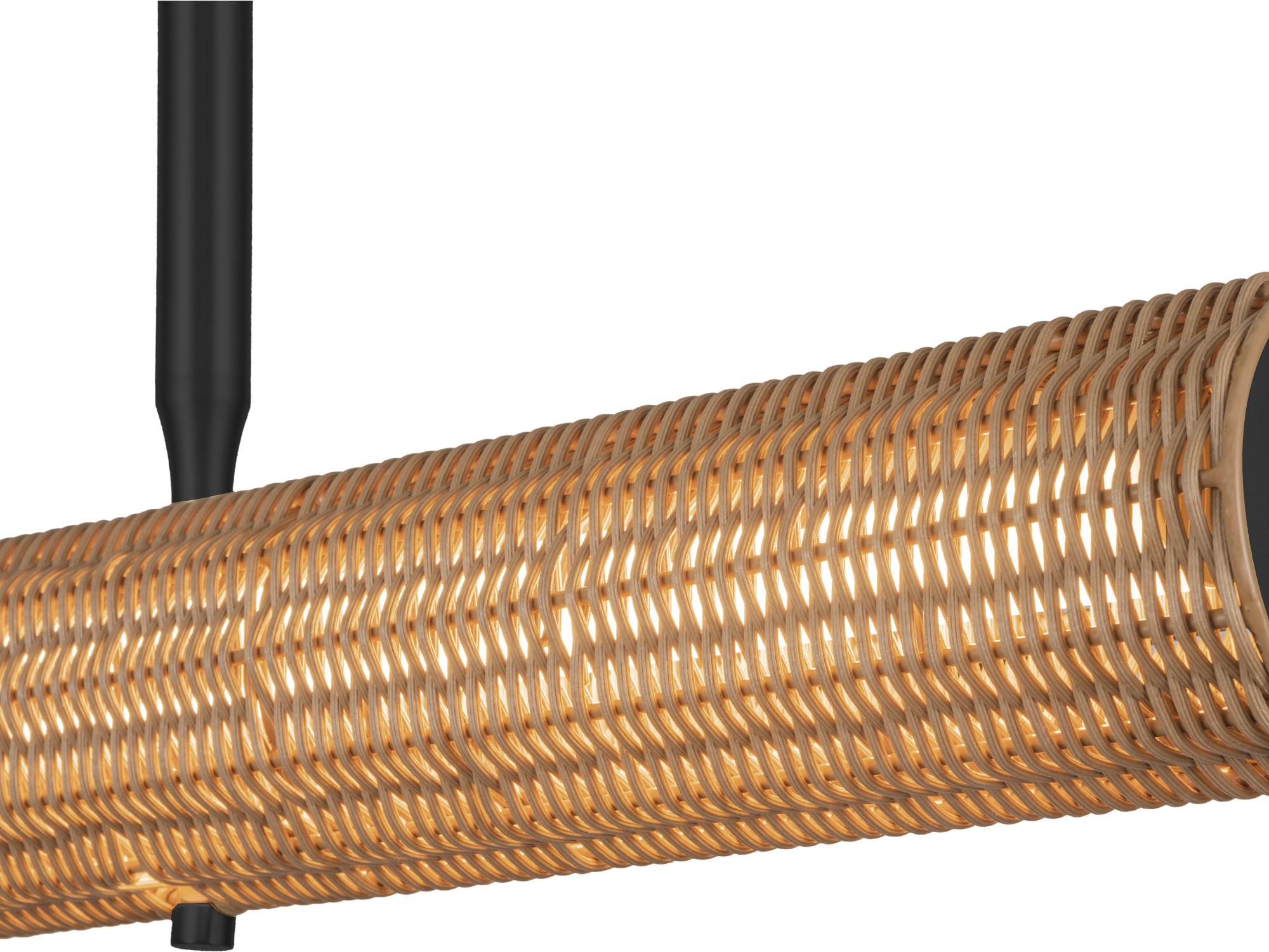 Alora Mood Maris Matte Black Linear Island Pendant