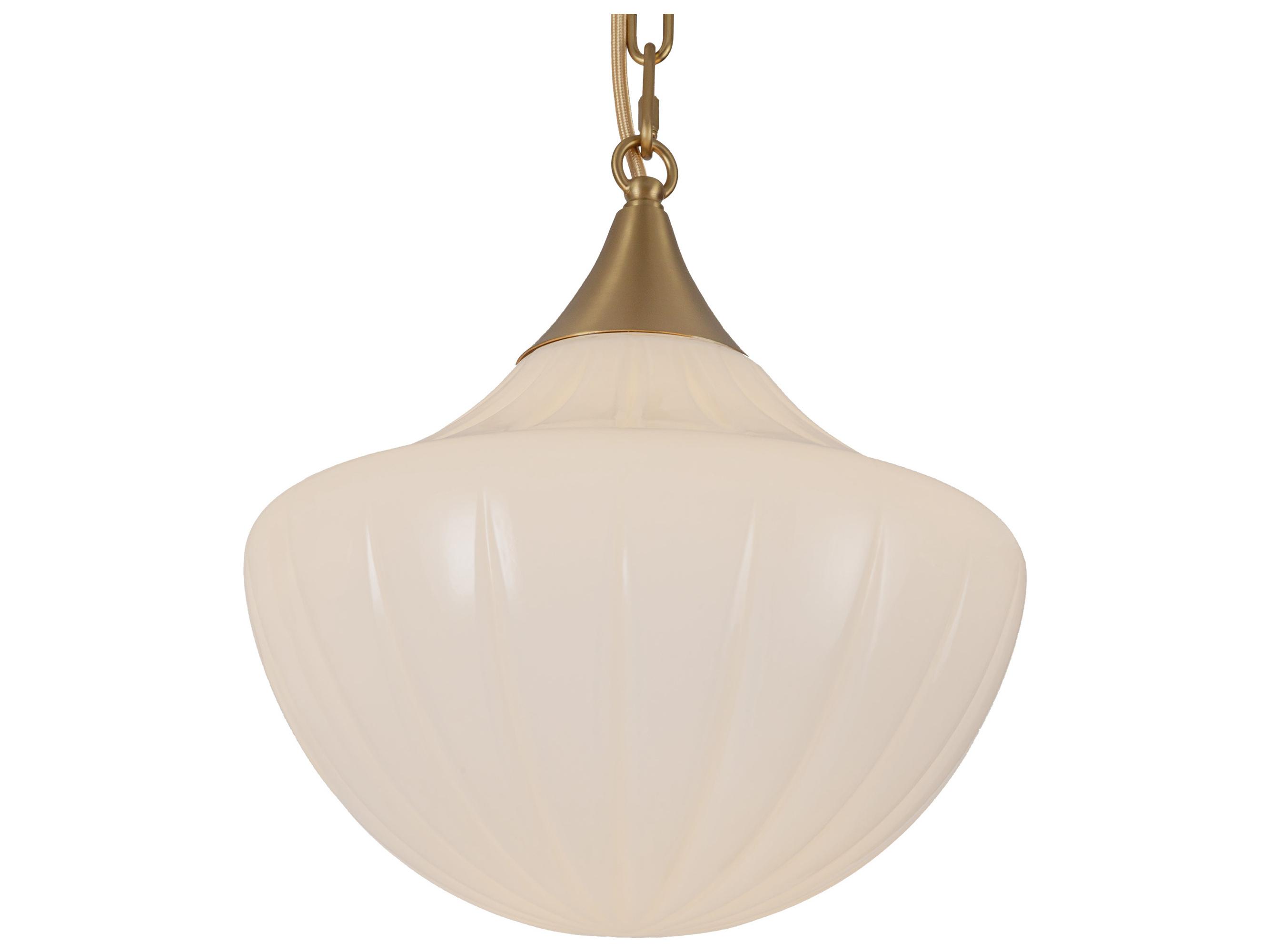 Alora Mood Farrah 3-Light Brushed Gold Pendant