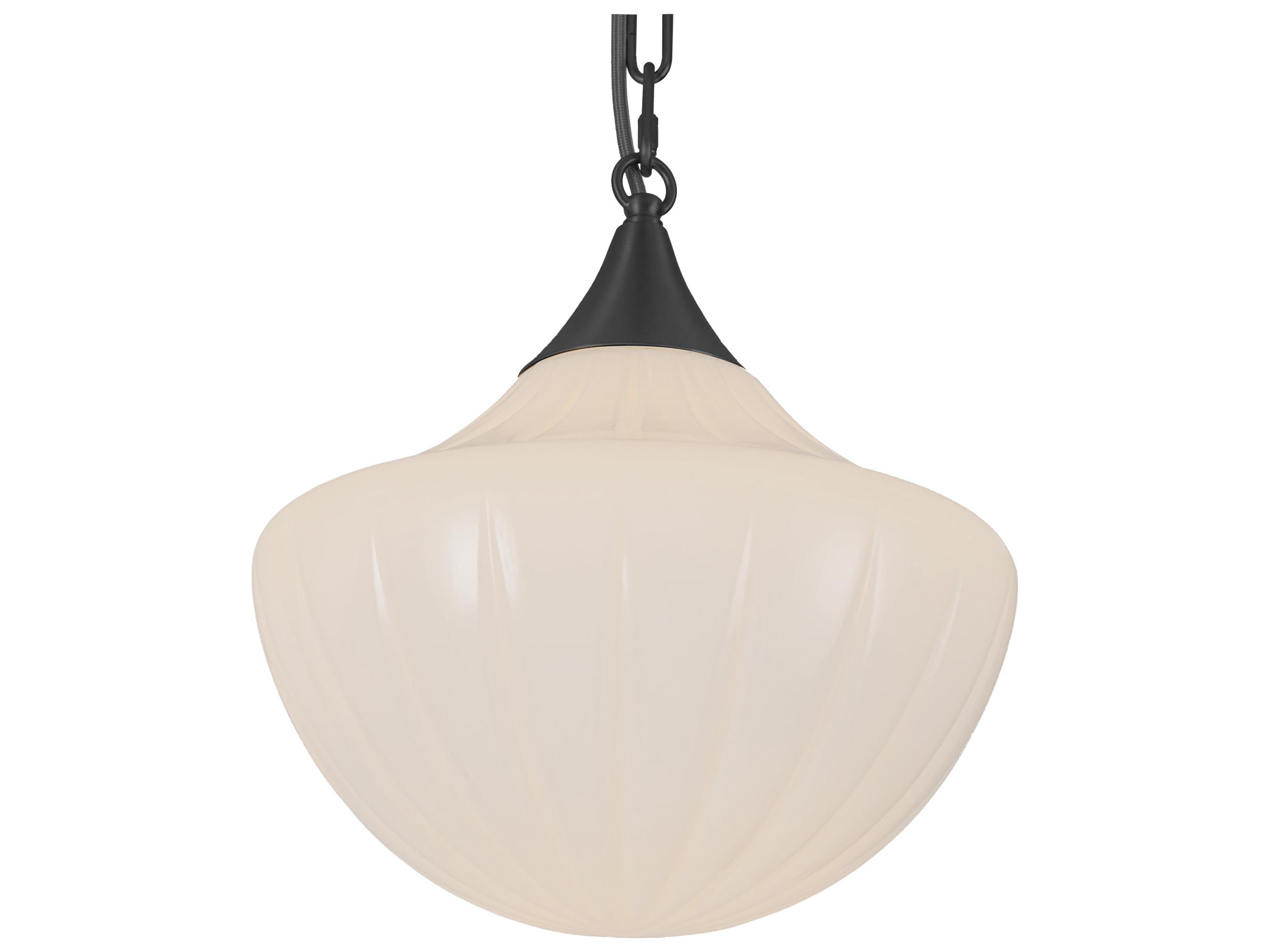 Alora Mood Farrah 3-Light Matte Black Pendant