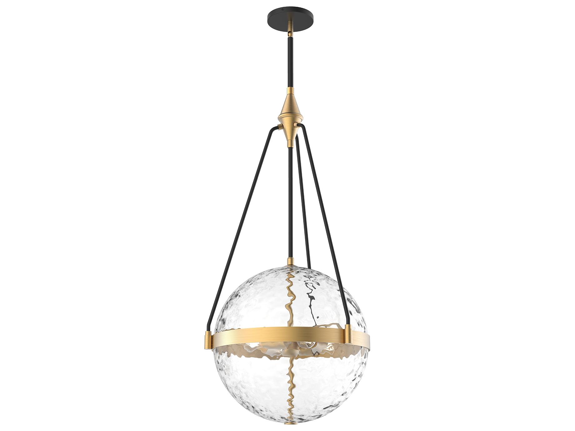 Alora Mood Harmony 4-Light Brushed Gold Globe Pendant