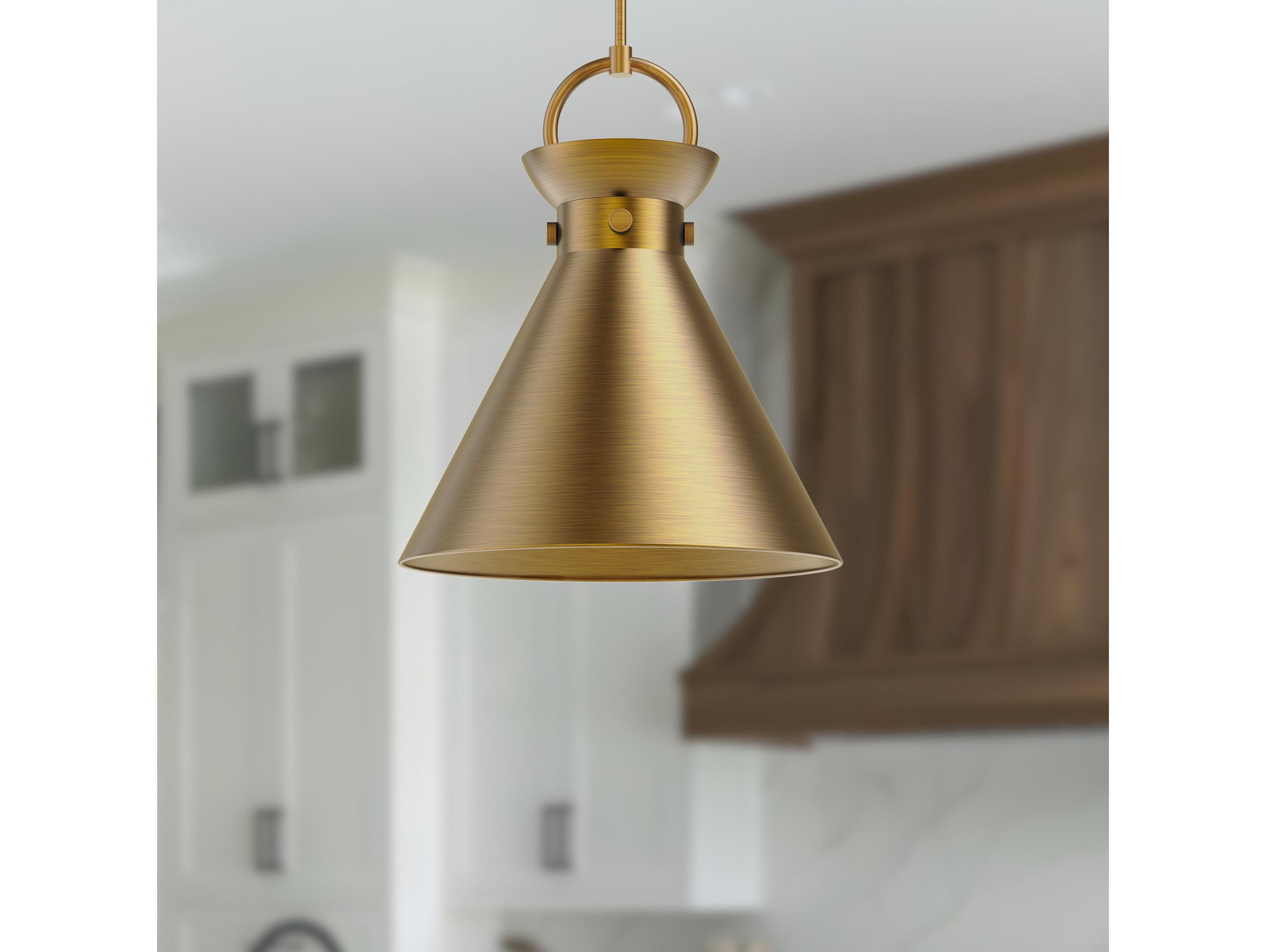 Alora Mood Emerson 1-Light Aged Gold Pendant