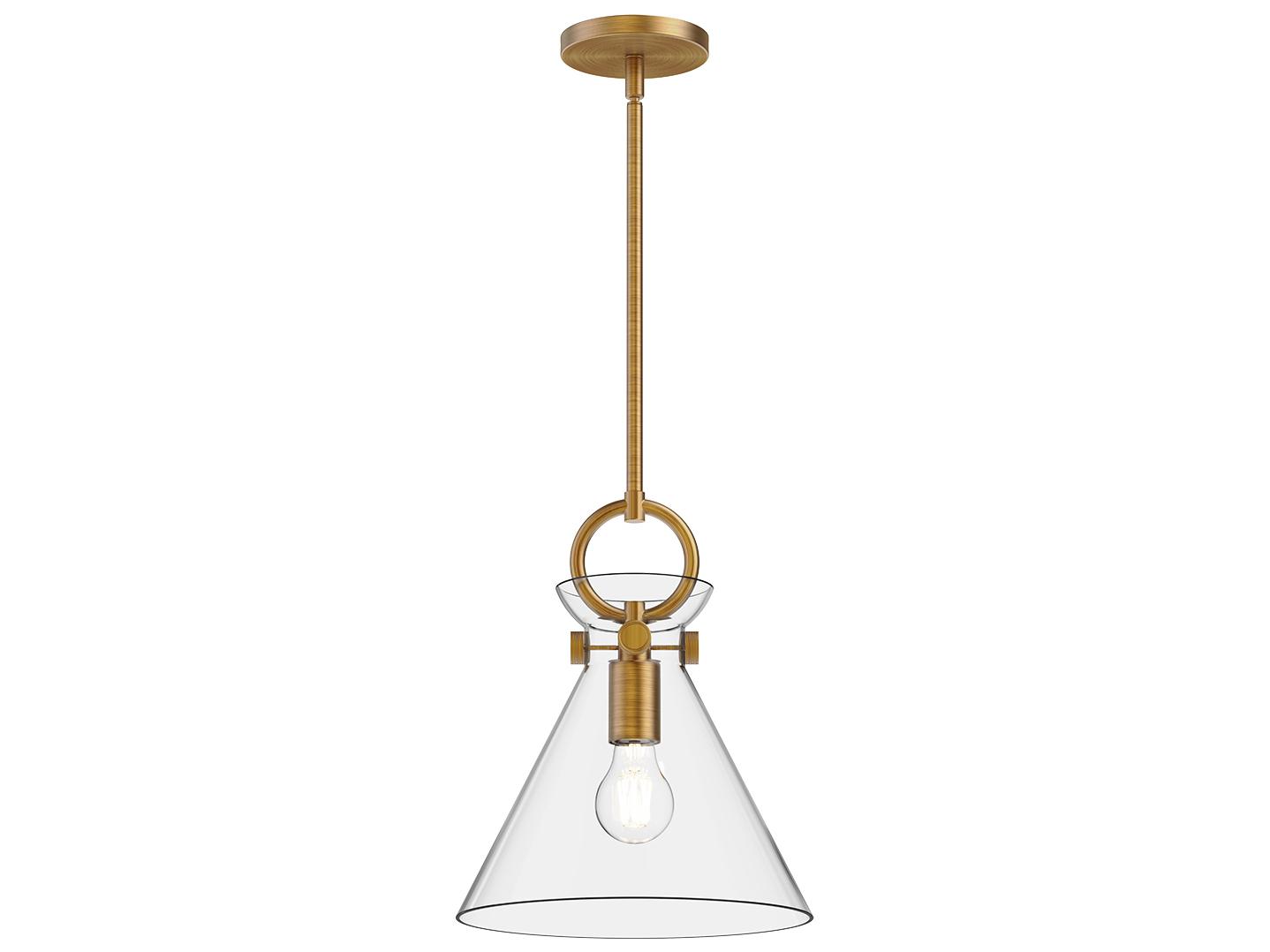 Alora Mood Emerson 1-Light Aged Gold Mini Pendant