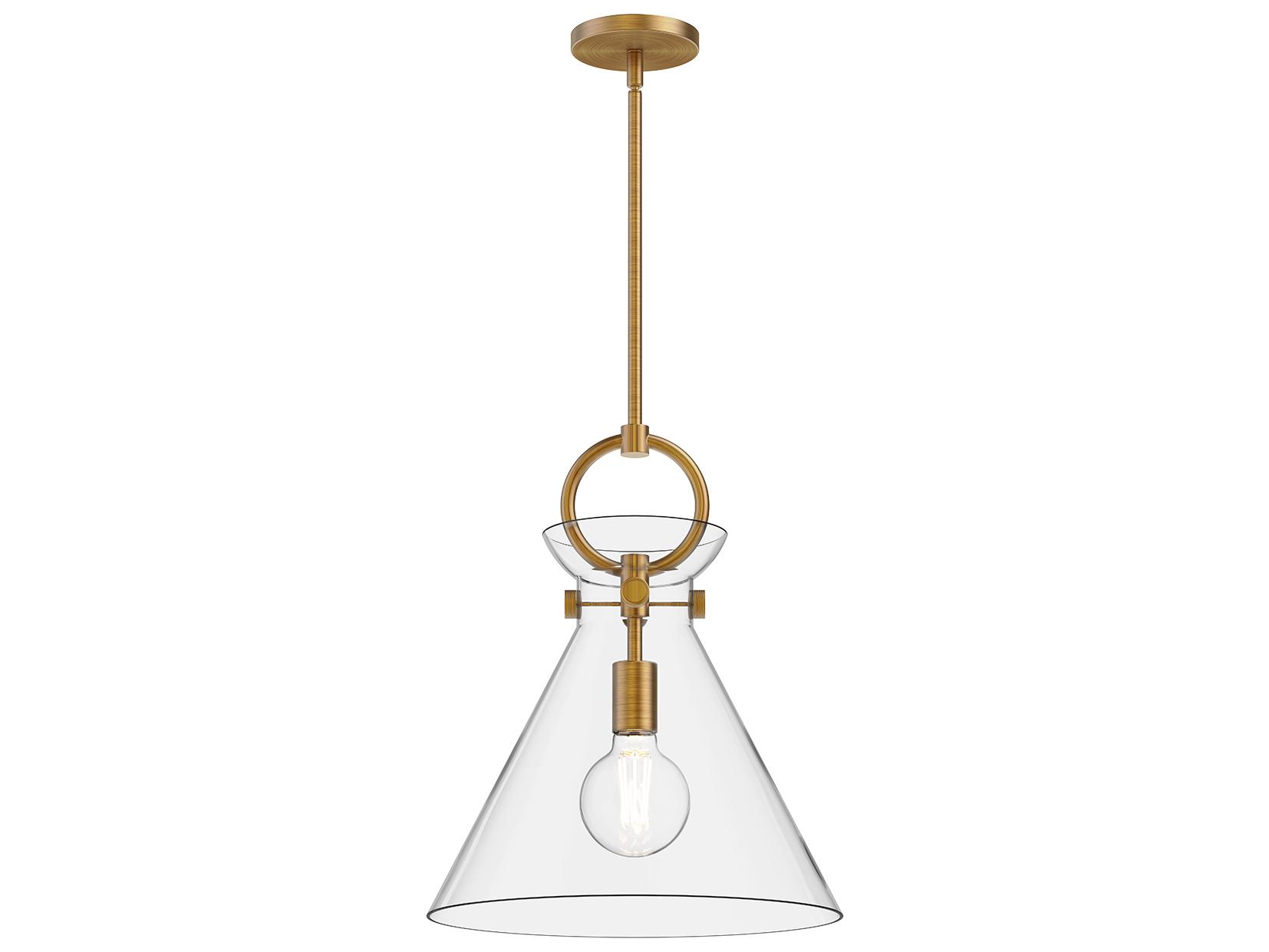 Alora Mood Emerson 1-Light Aged Gold Pendant