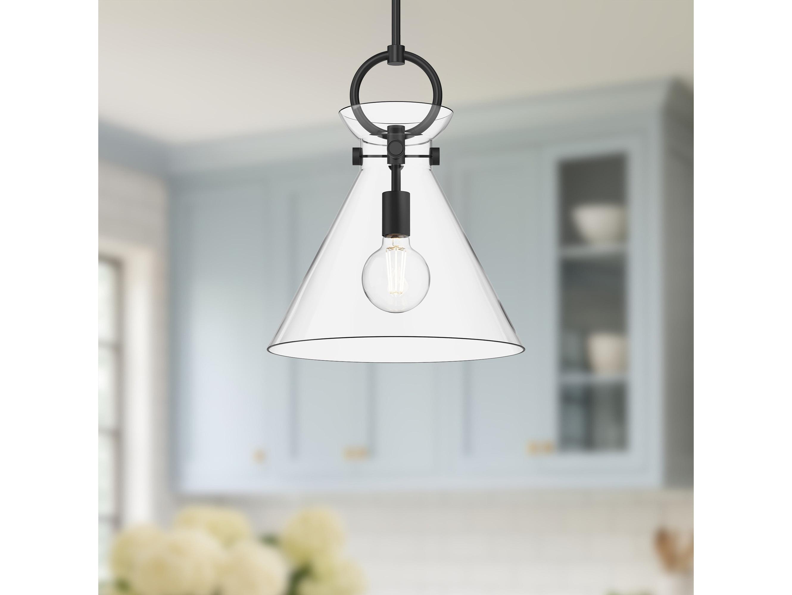 Alora Mood Emerson 1-Light Matte Black Pendant