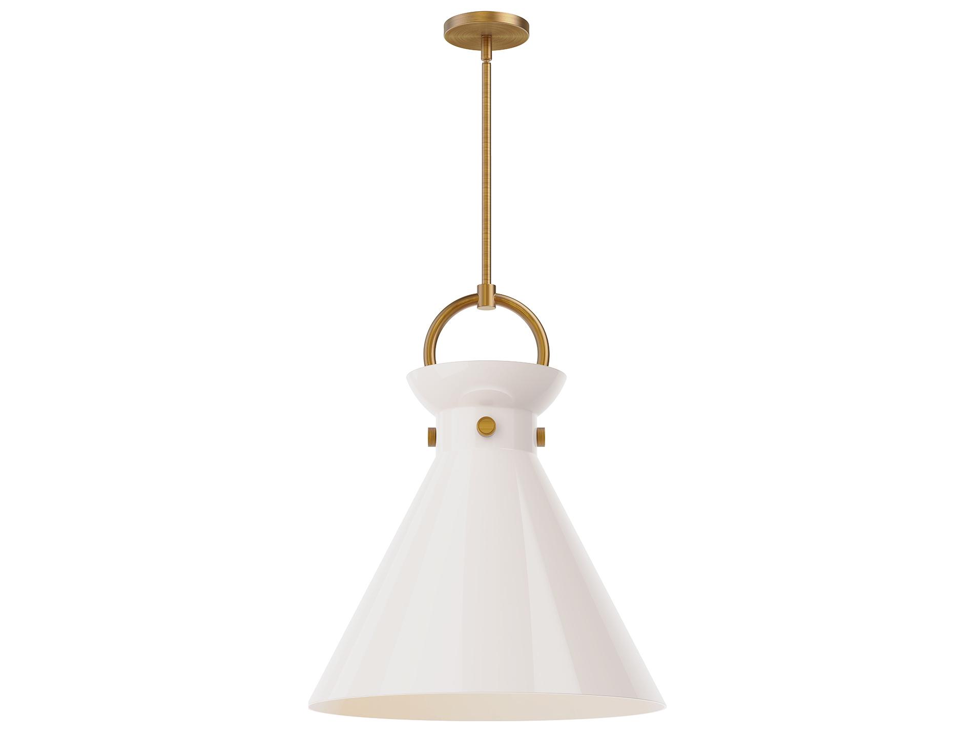 Alora Mood Emerson 1-Light Aged Gold Pendant