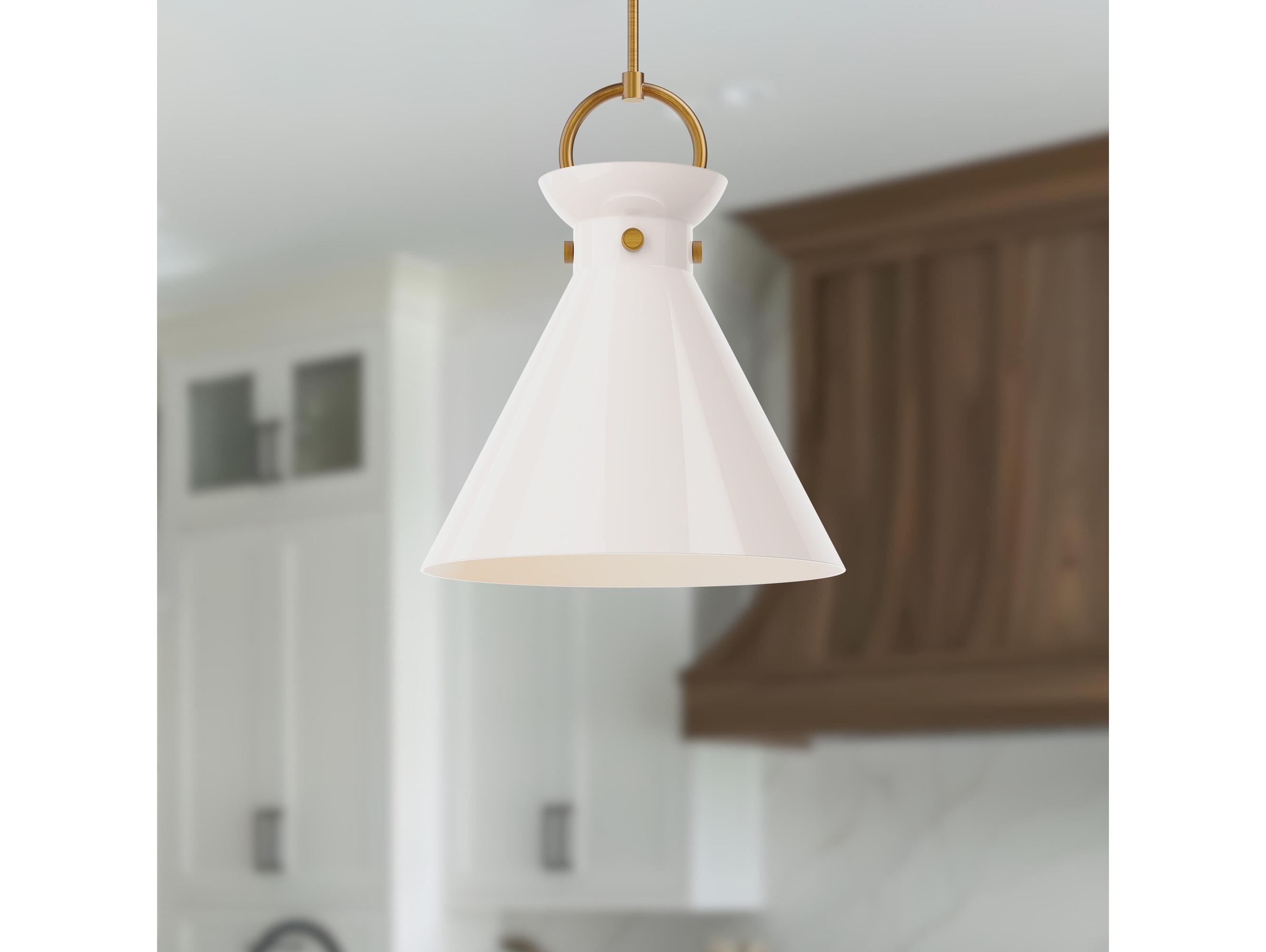 Alora Mood Emerson 1-Light Aged Gold Pendant