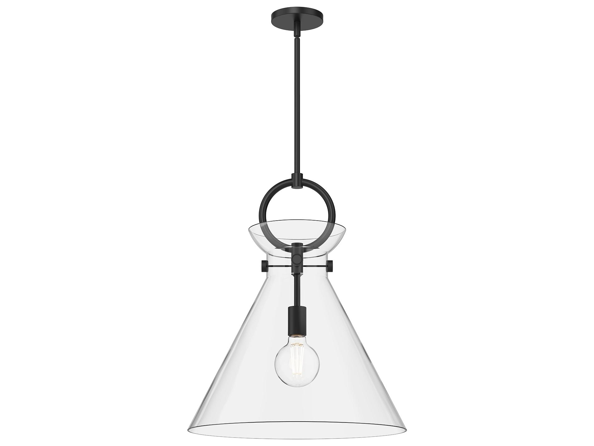Alora Mood Emerson 1-Light Matte Black Pendant