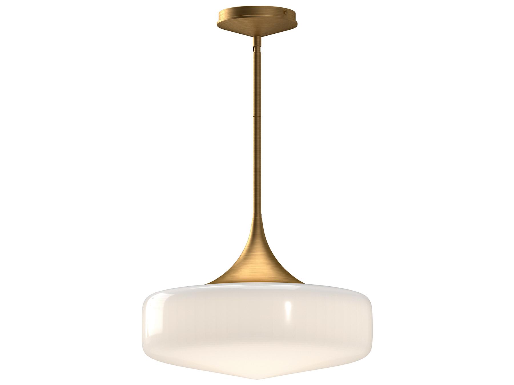 Alora Mood Lincoln 1-Light Aged Gold Pendant