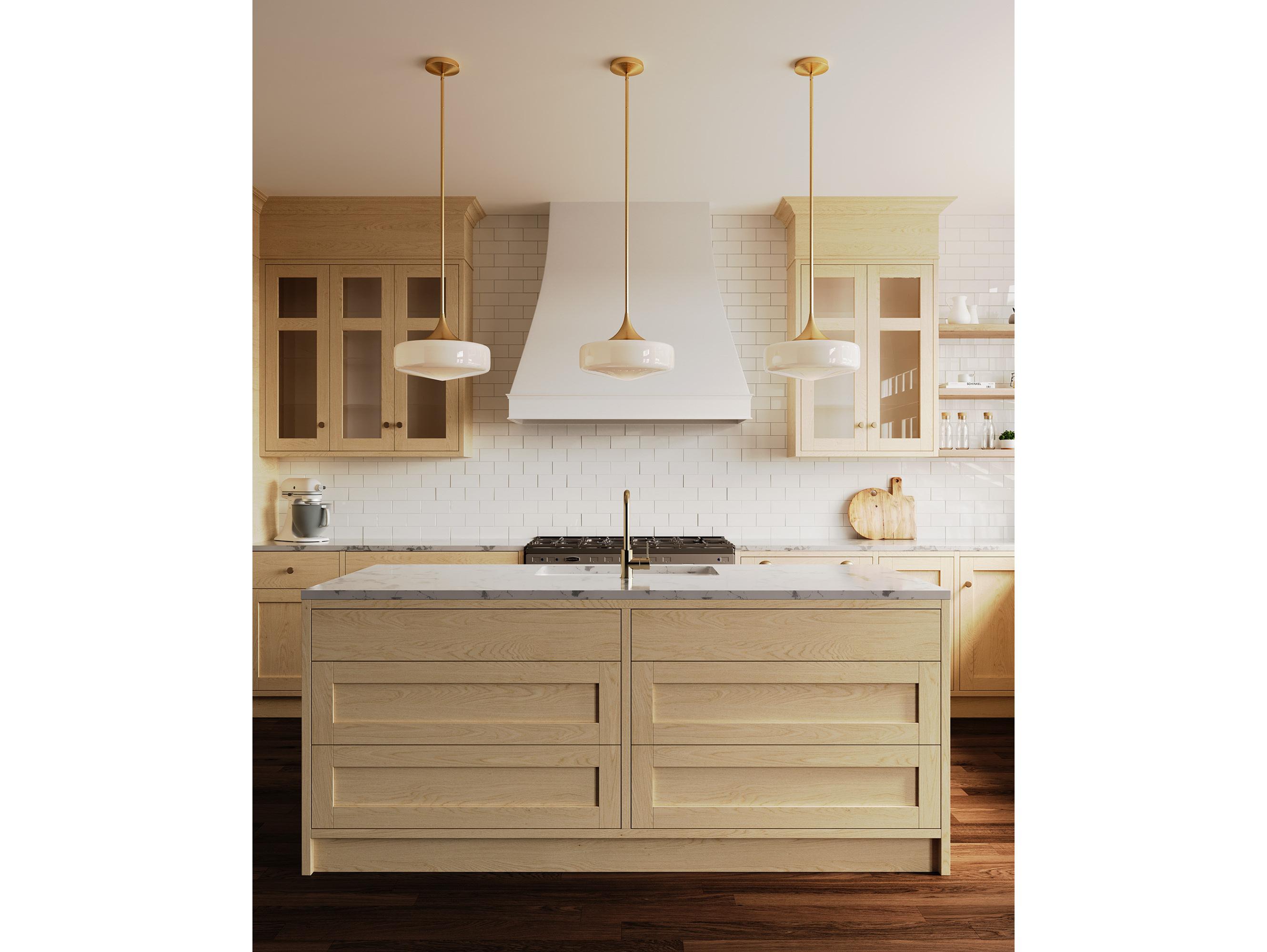 Alora Mood Lincoln 1-Light Aged Gold Pendant