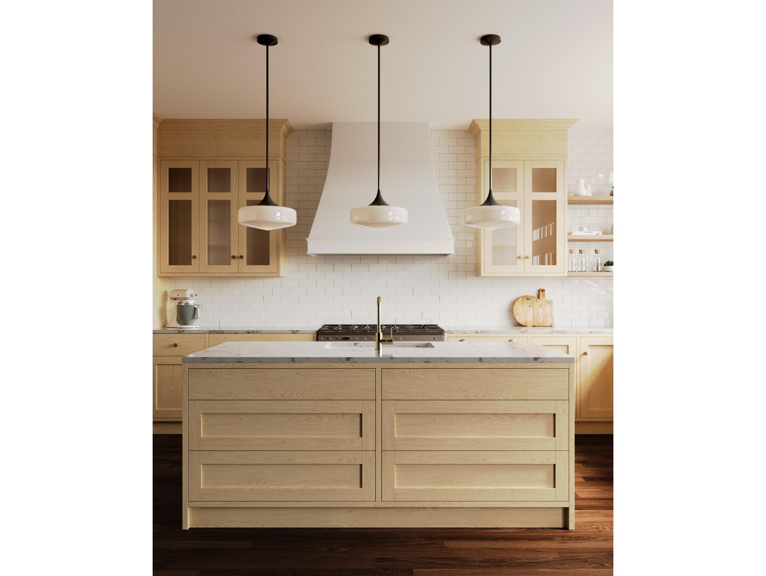 Alora Mood Lincoln 1-Light Matte Black Pendant