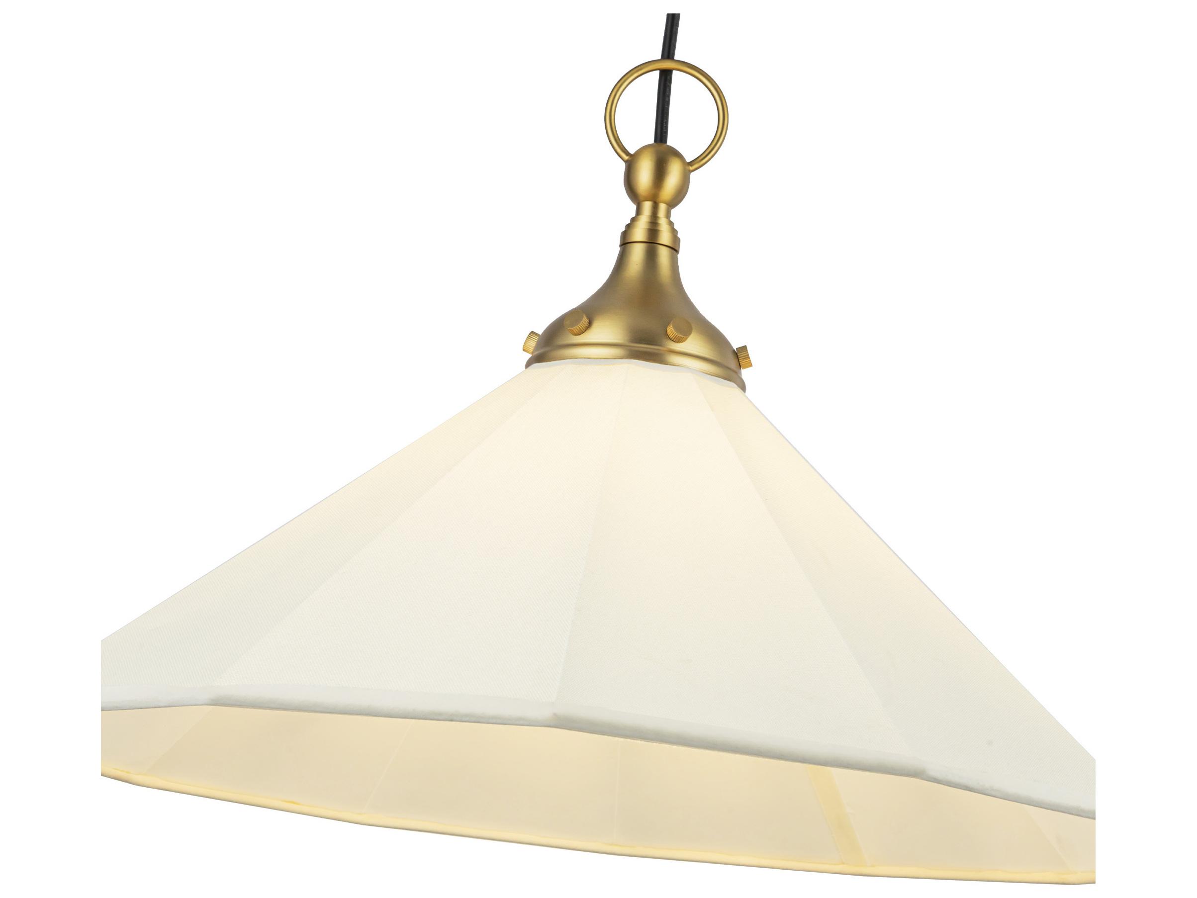 Alora Mood Ellen 1-Light Brushed Gold Pendant