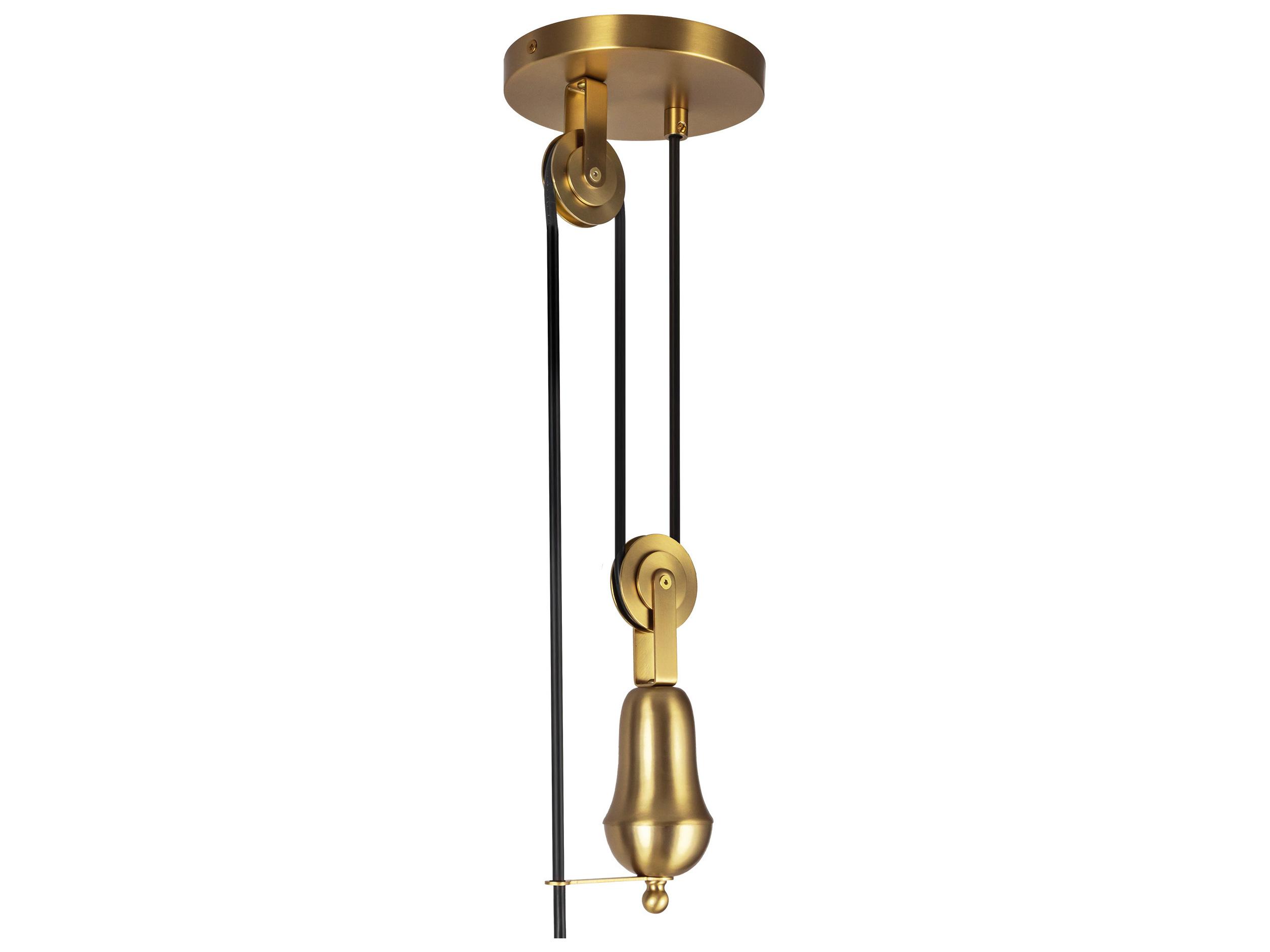 Alora Mood Ellen 1-Light Brushed Gold Pendant