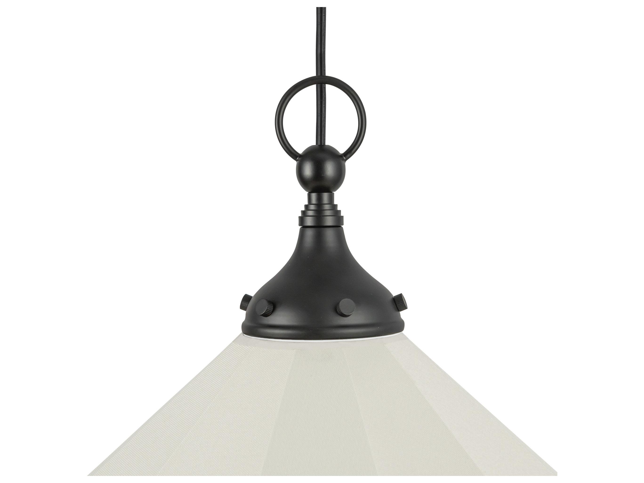 Alora Mood Ellen 1-Light Matte Black Pendant