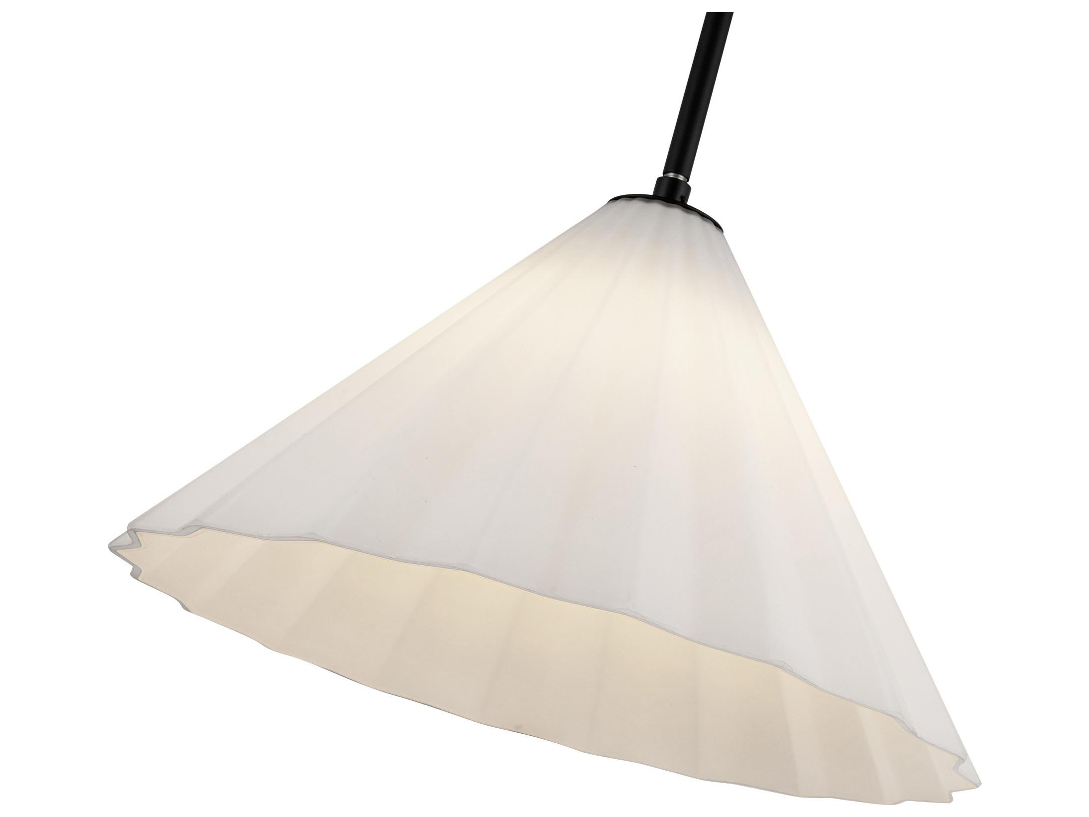 Alora Mood Serena 1-Light Matte Black Pendant